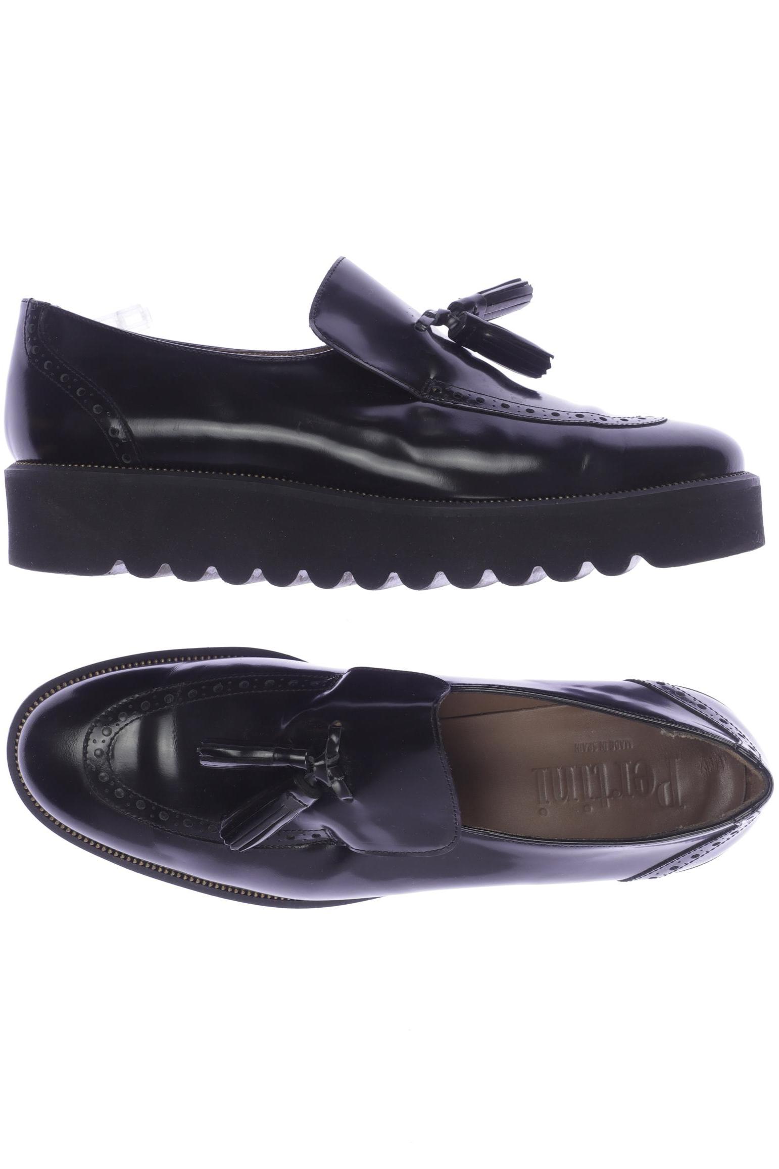 

Pertini Damen Halbschuh, schwarz, Gr. 38
