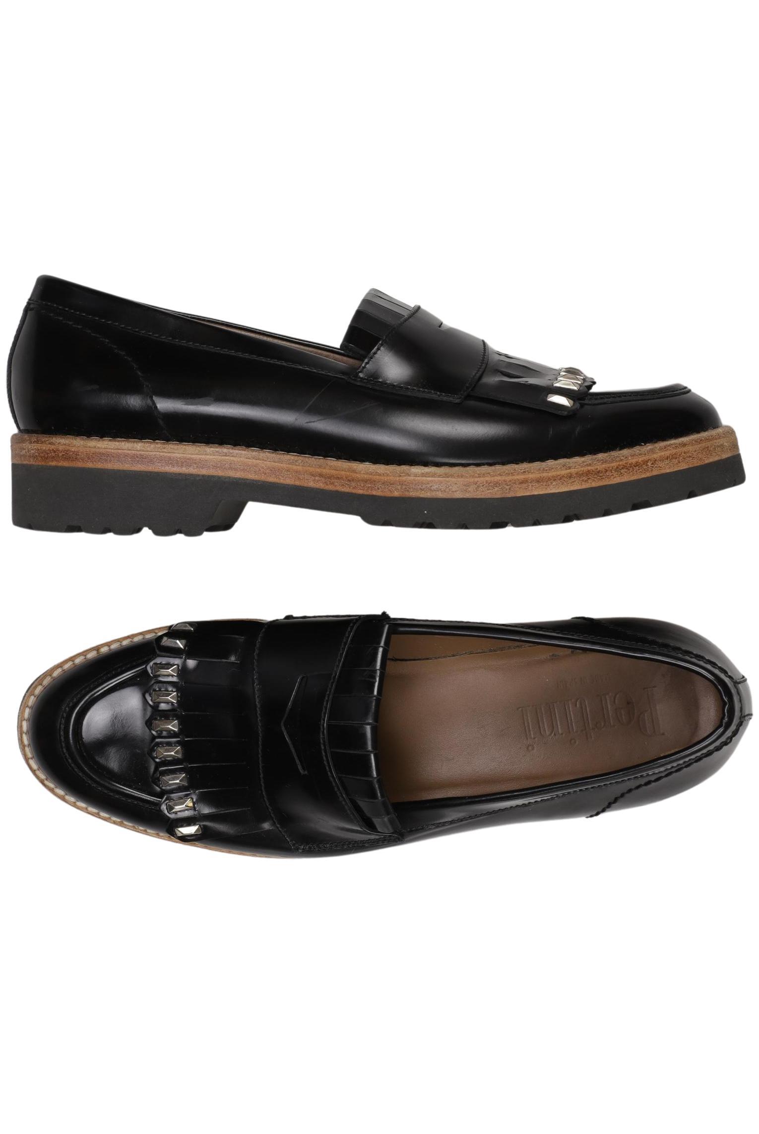 

Pertini Damen Halbschuh, schwarz, Gr. 39