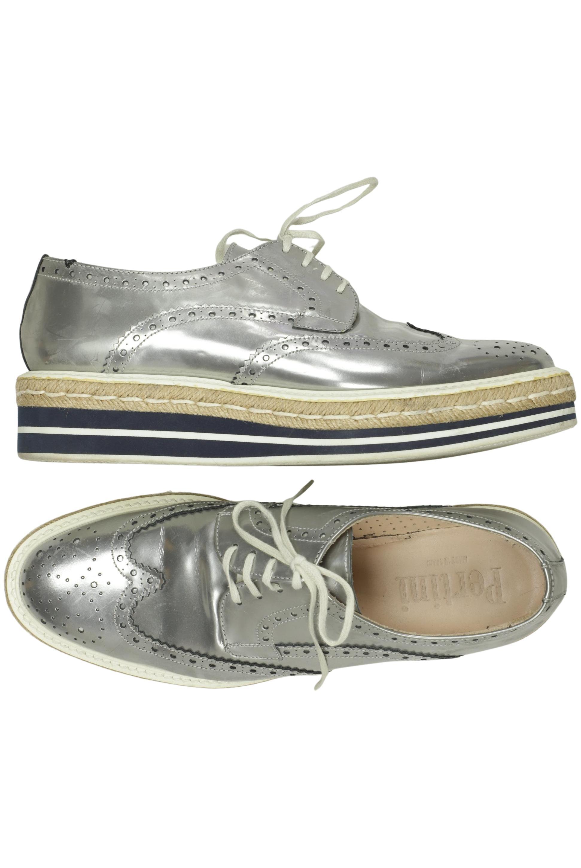 

Pertini Damen Halbschuh, silber, Gr. 39