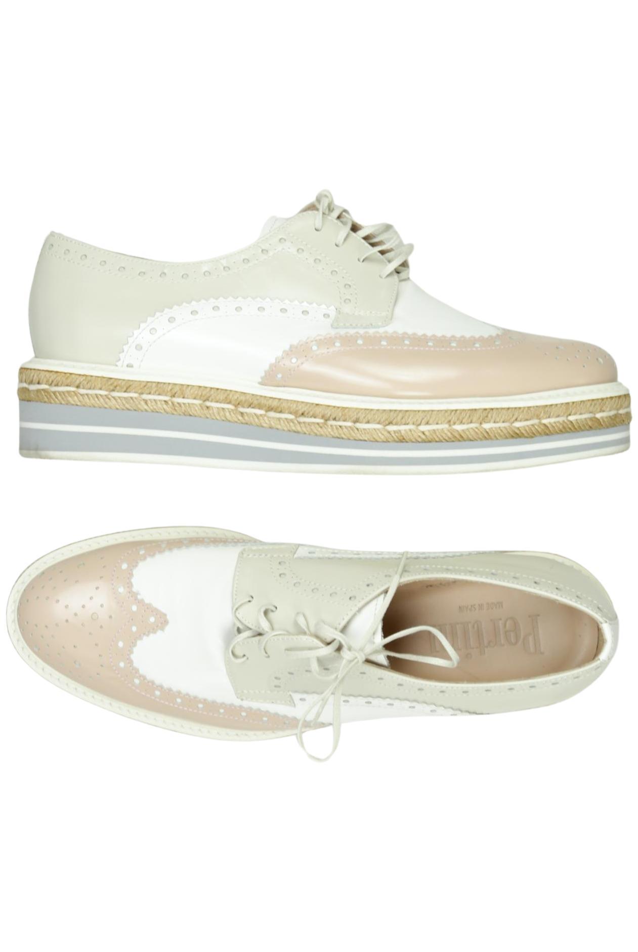 

Pertini Damen Halbschuh, cremeweiß, Gr. 38.5