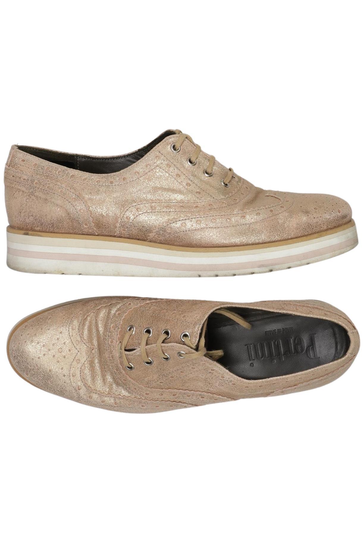 

Pertini Damen Halbschuh, gold, Gr. 37