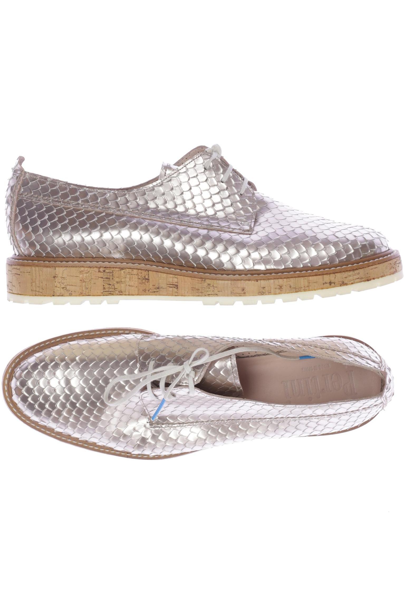 

Pertini Damen Halbschuh, gold, Gr. 40