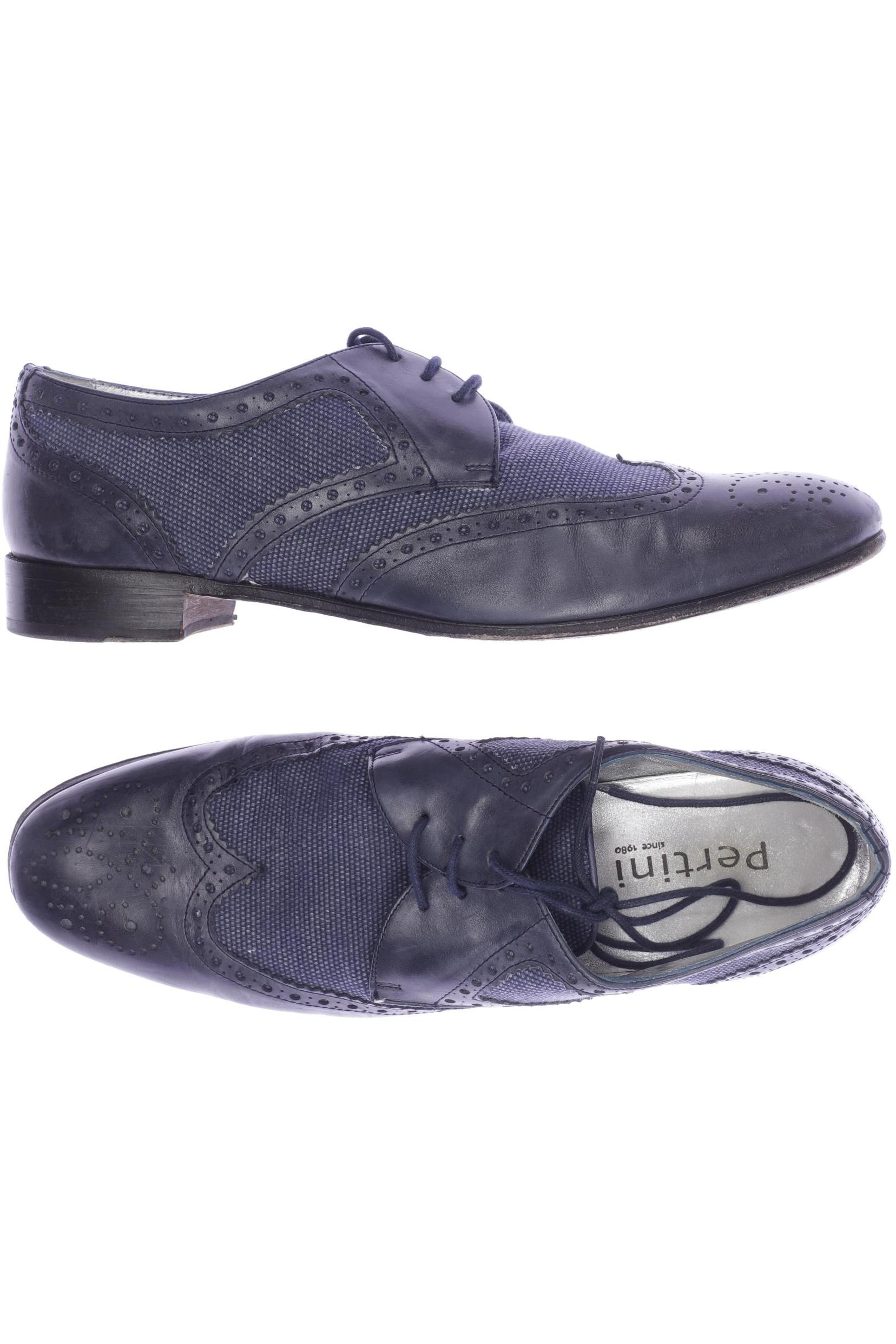 

Pertini Damen Halbschuh, blau, Gr. 38