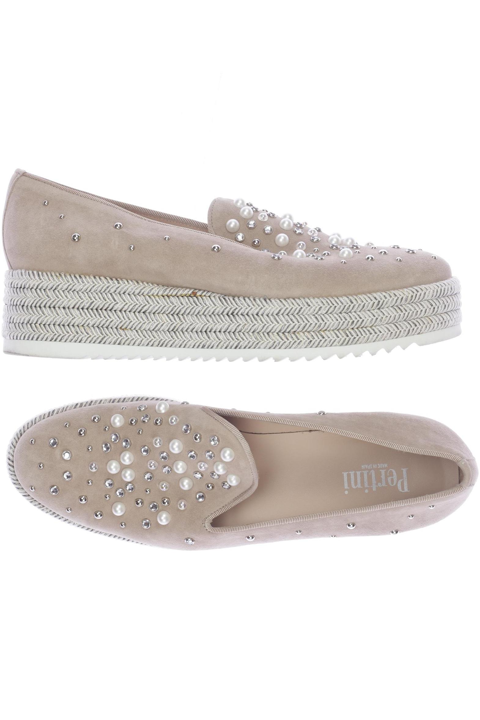 

Pertini Damen Halbschuh, beige, Gr. 38