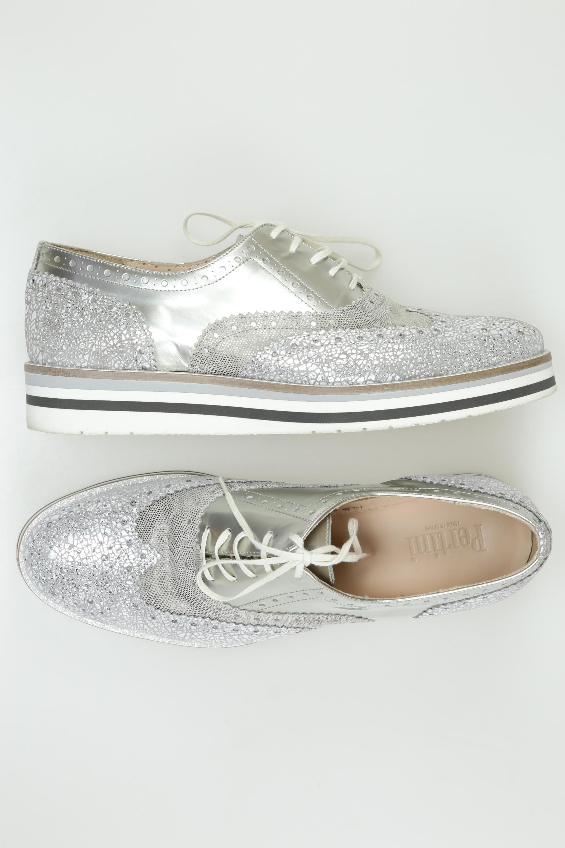 

Pertini Damen Halbschuh, silber, Gr. 38