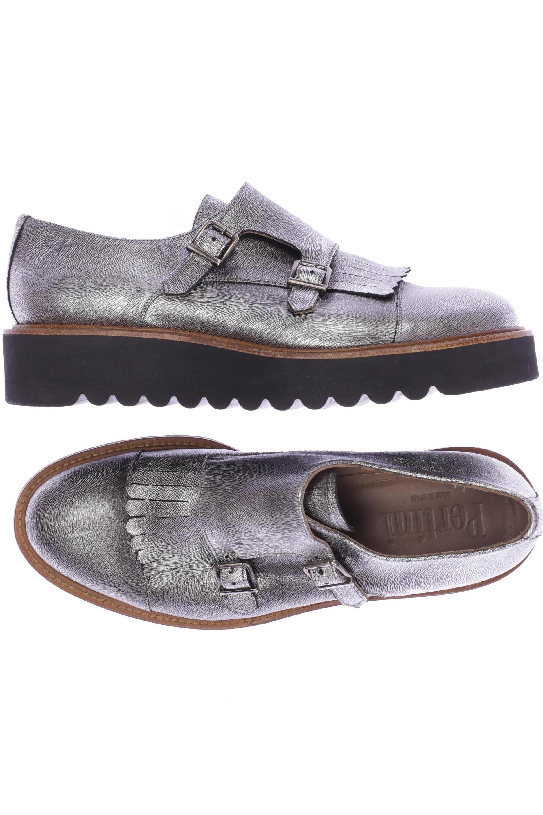 

Pertini Damen Halbschuh, silber, Gr. 38.5