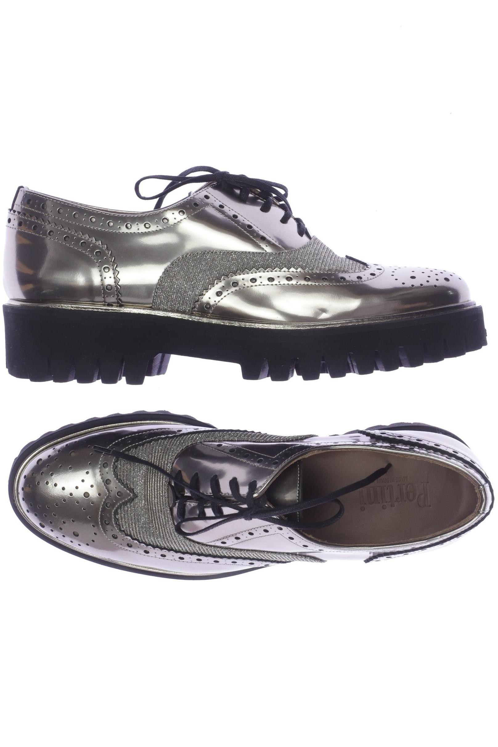 

Pertini Damen Halbschuh, silber, Gr. 37