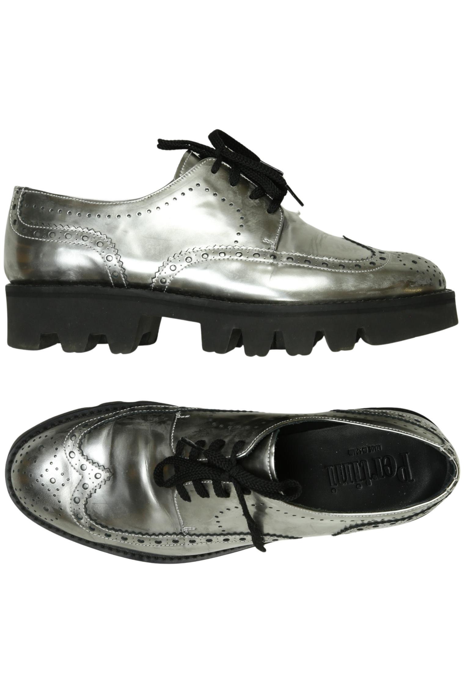 

Pertini Damen Halbschuh, silber, Gr. 39