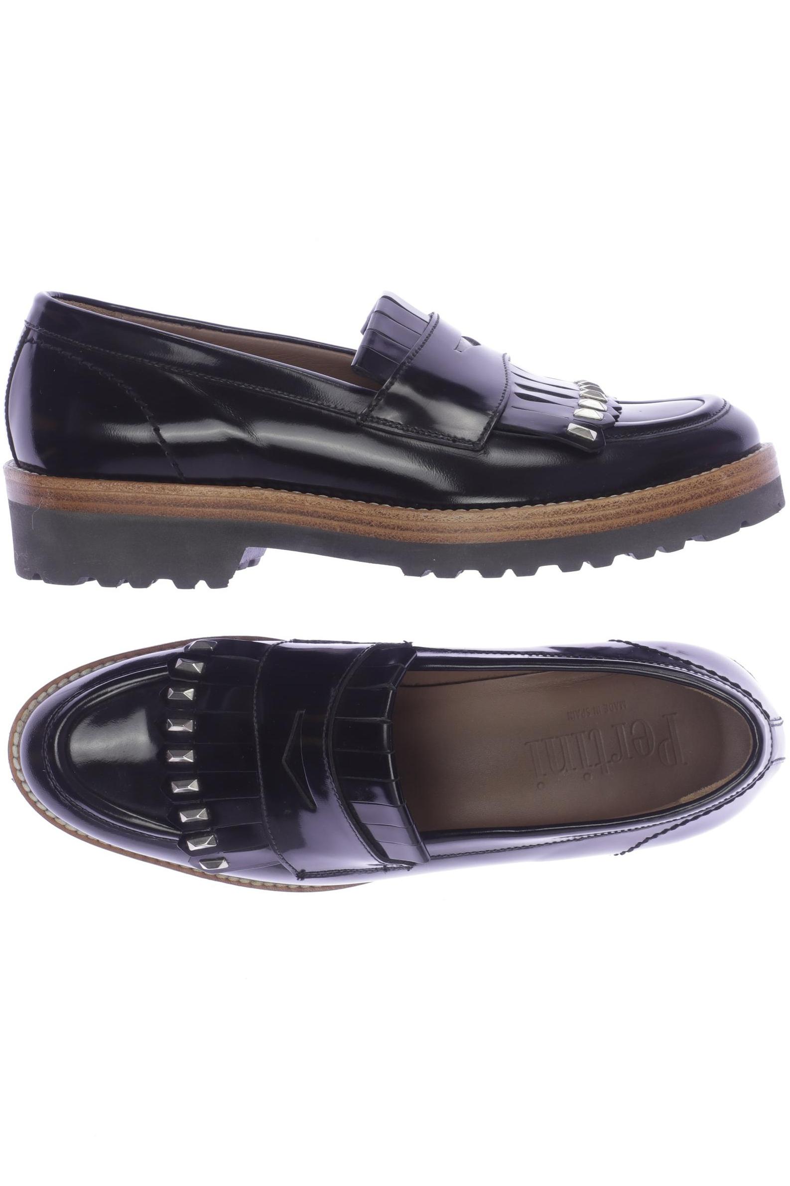 

Pertini Damen Halbschuh, schwarz, Gr. 37.5