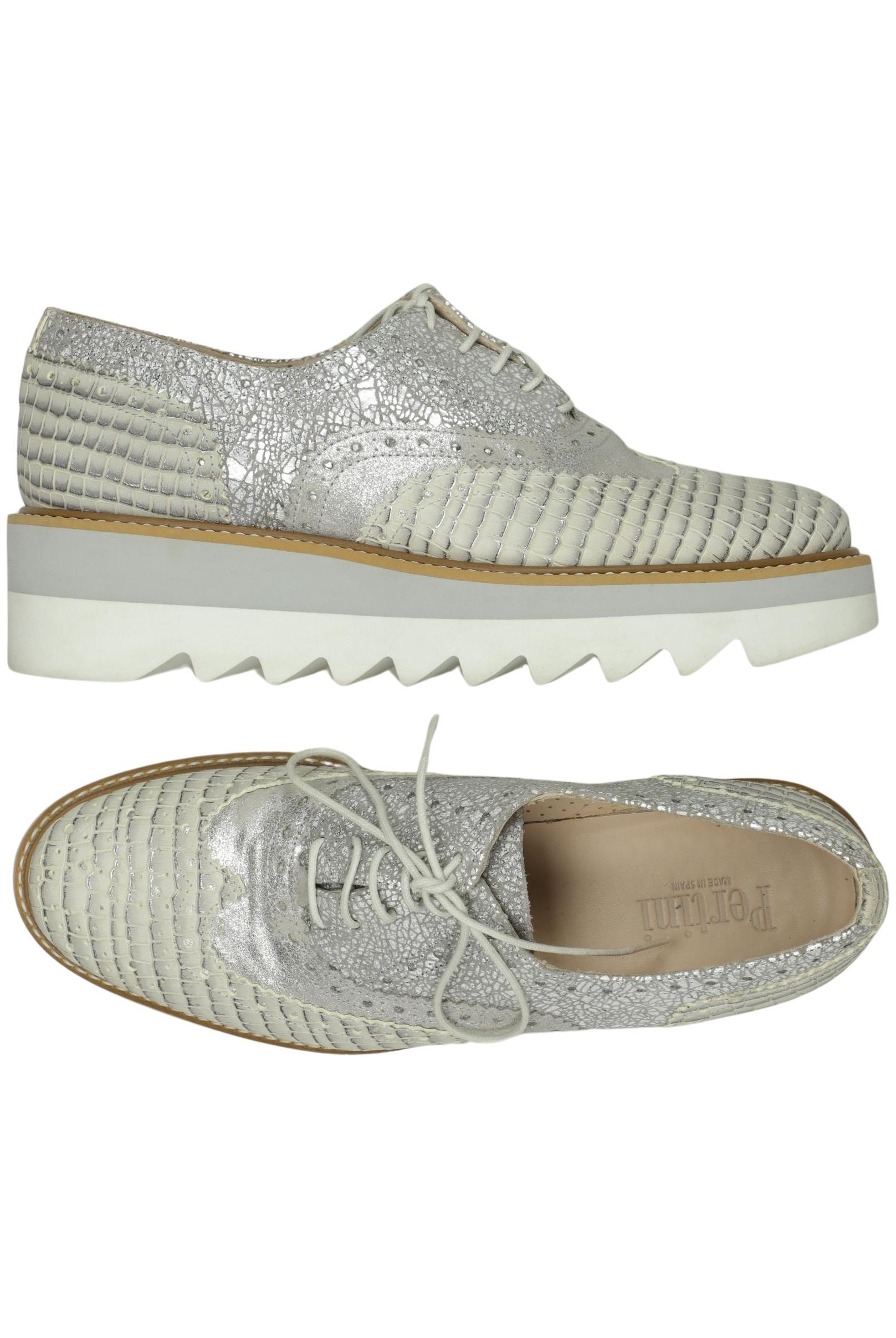 

Pertini Damen Halbschuh, silber, Gr. 36