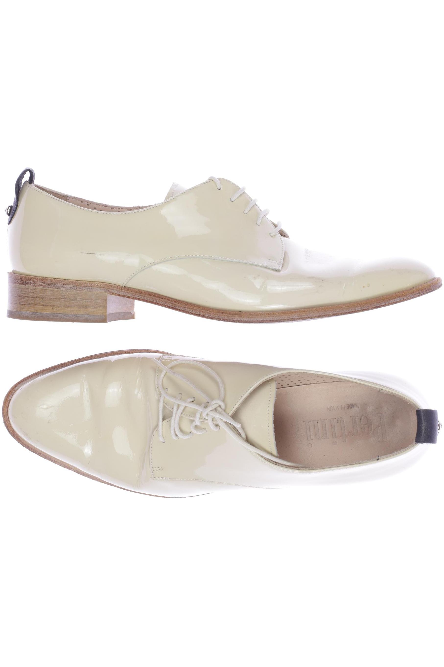 

Pertini Damen Halbschuh, cremeweiß, Gr. 38.5