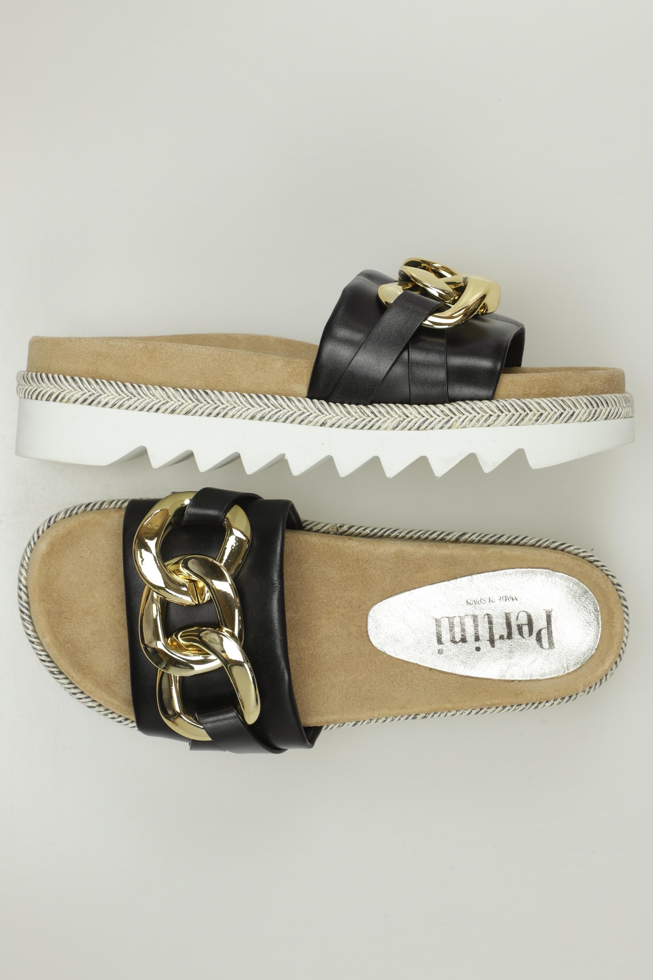 

Pertini Damen Sandale, schwarz, Gr. 38