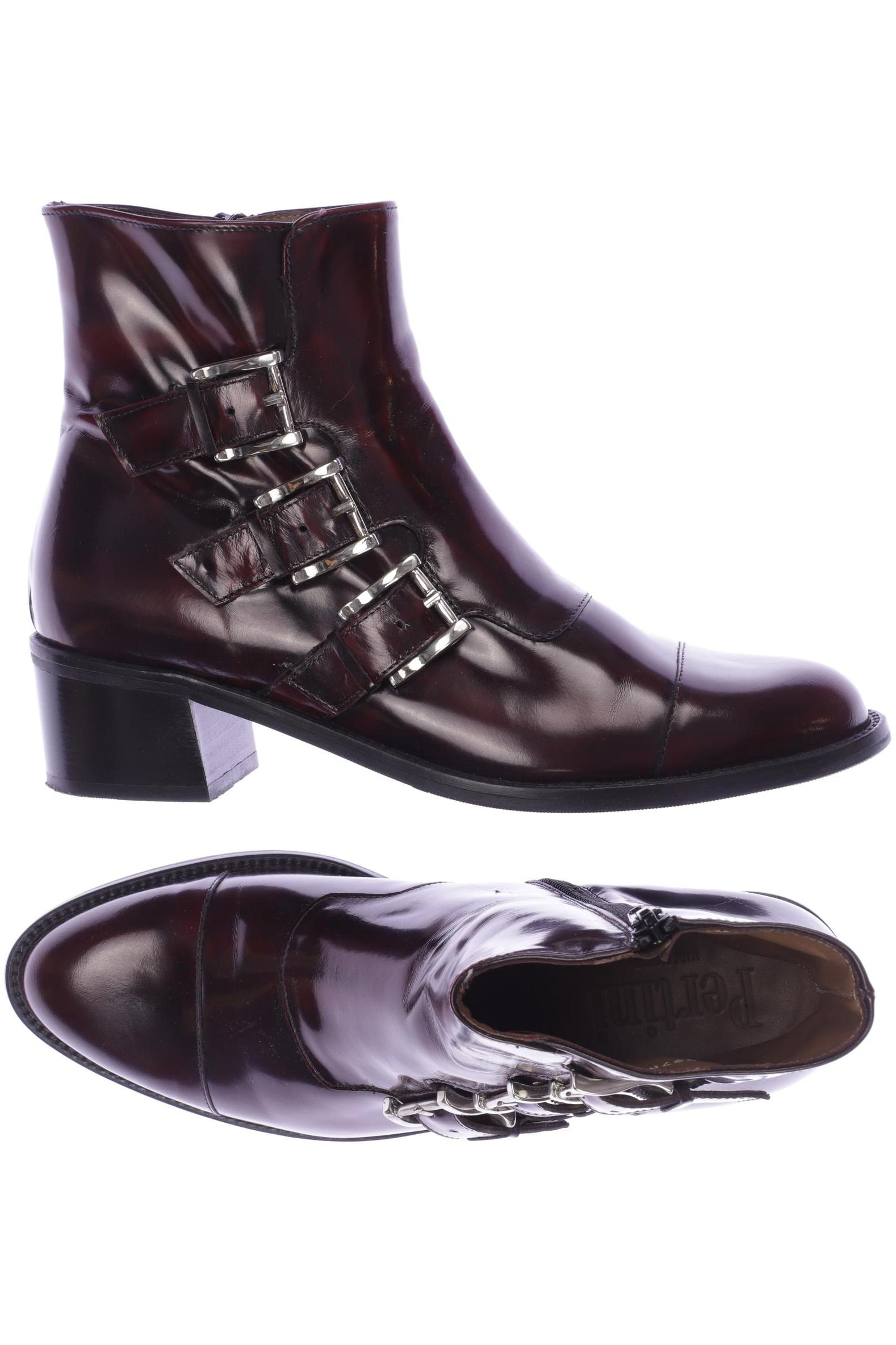 

Pertini Damen Stiefelette, bordeaux, Gr. 38.5