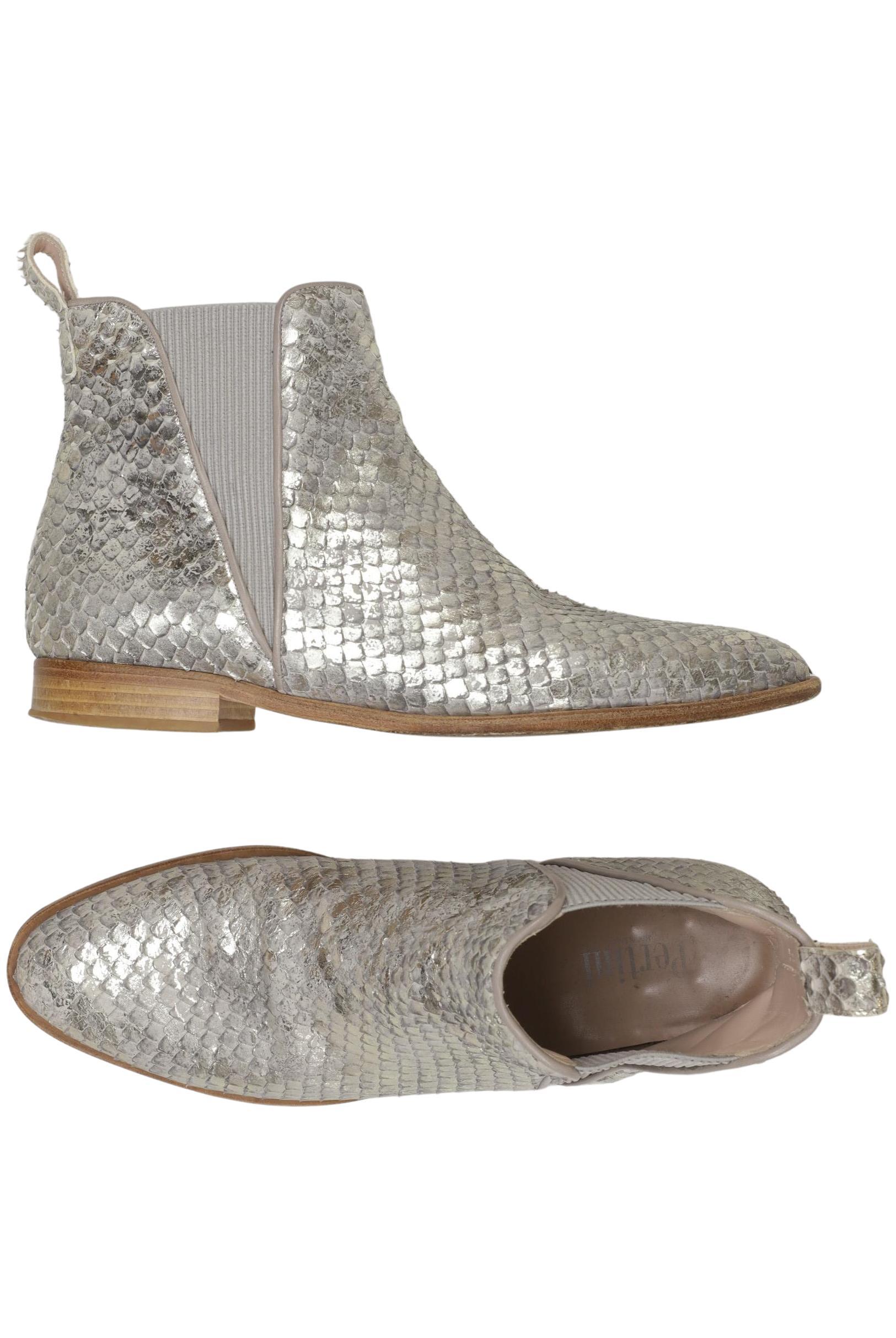 

Pertini Damen Stiefelette, silber, Gr. 39