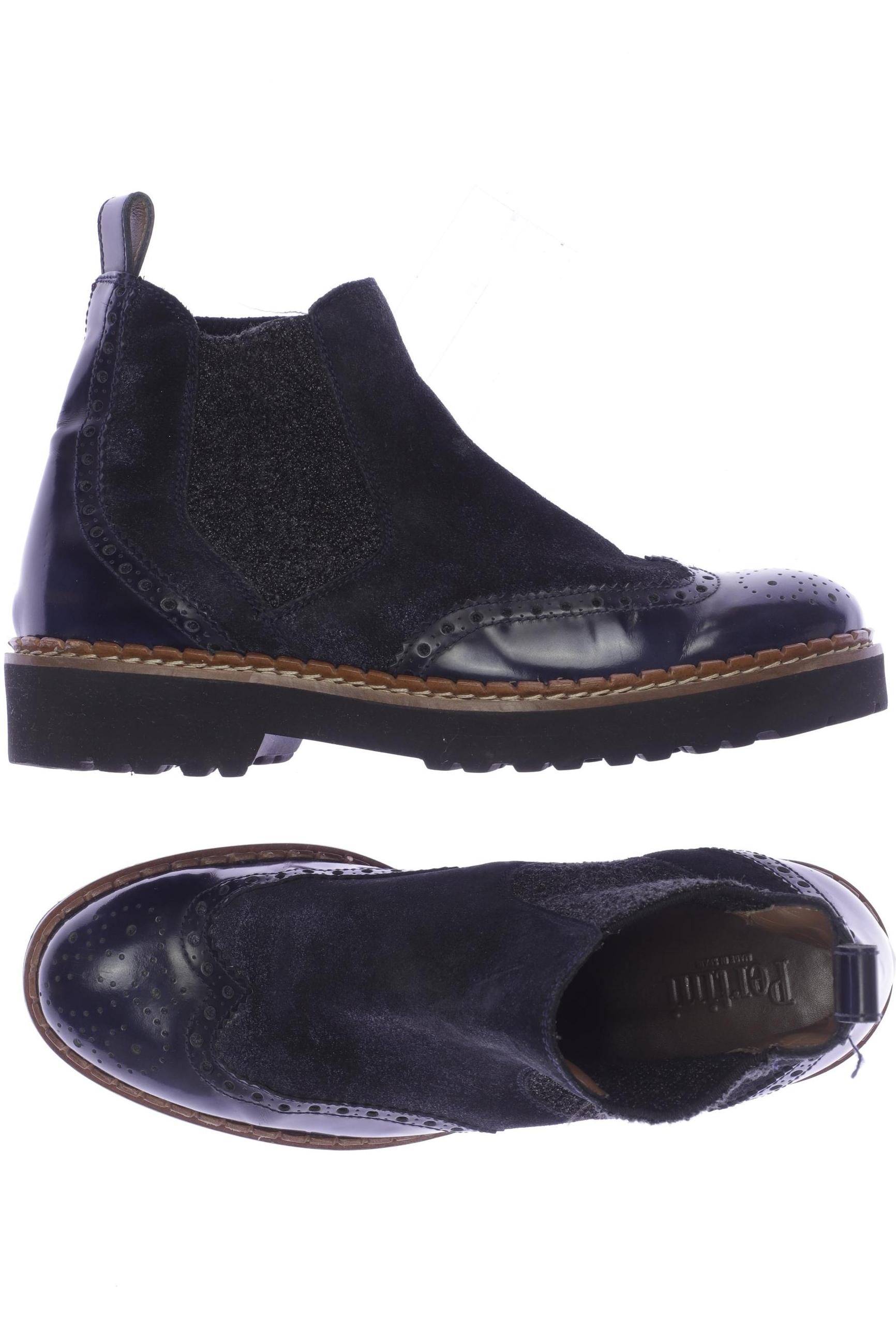 

Pertini Damen Stiefelette, marineblau, Gr. 38.5