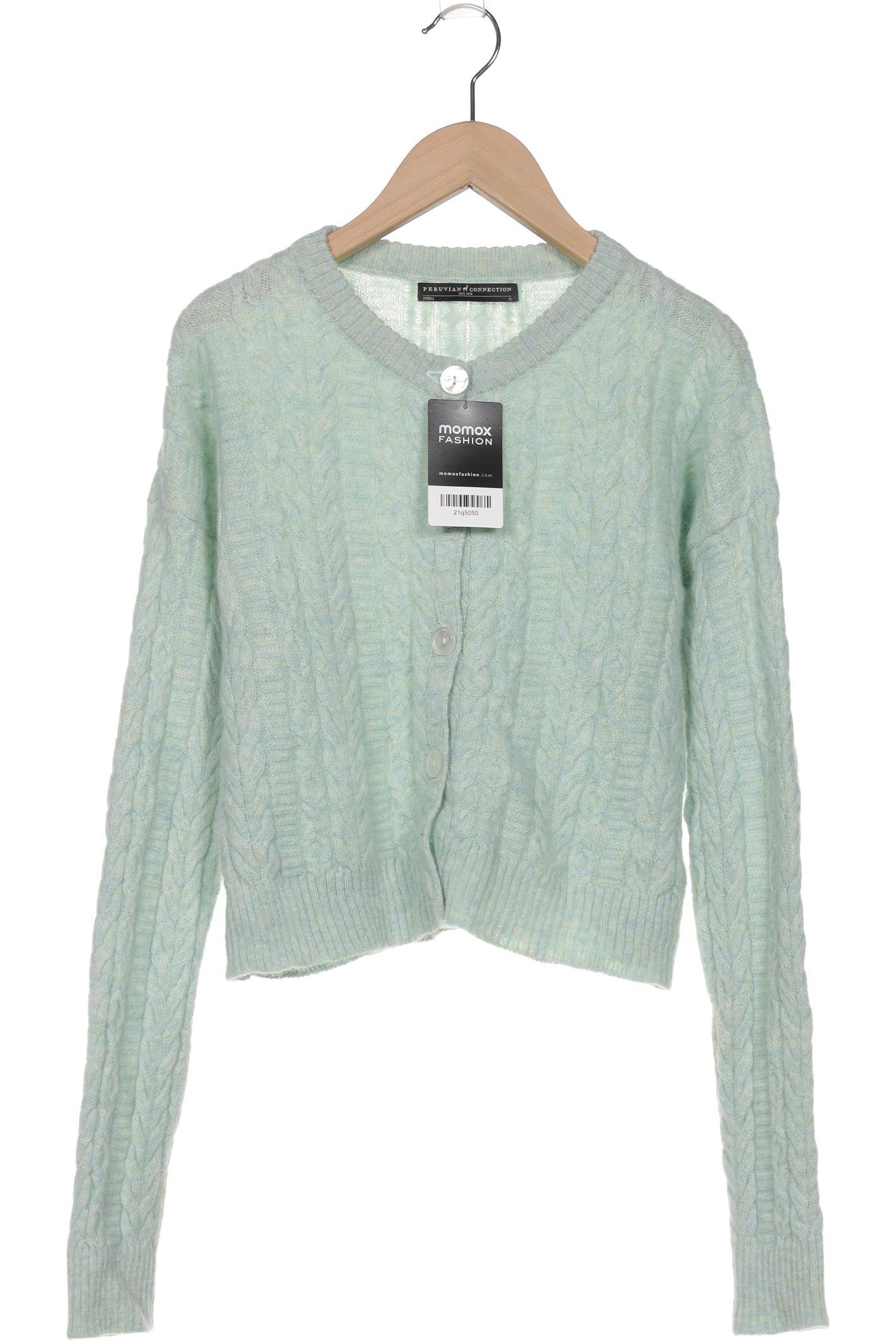 

Peruvian Connection Damen Strickjacke, hellgrün, Gr. 36