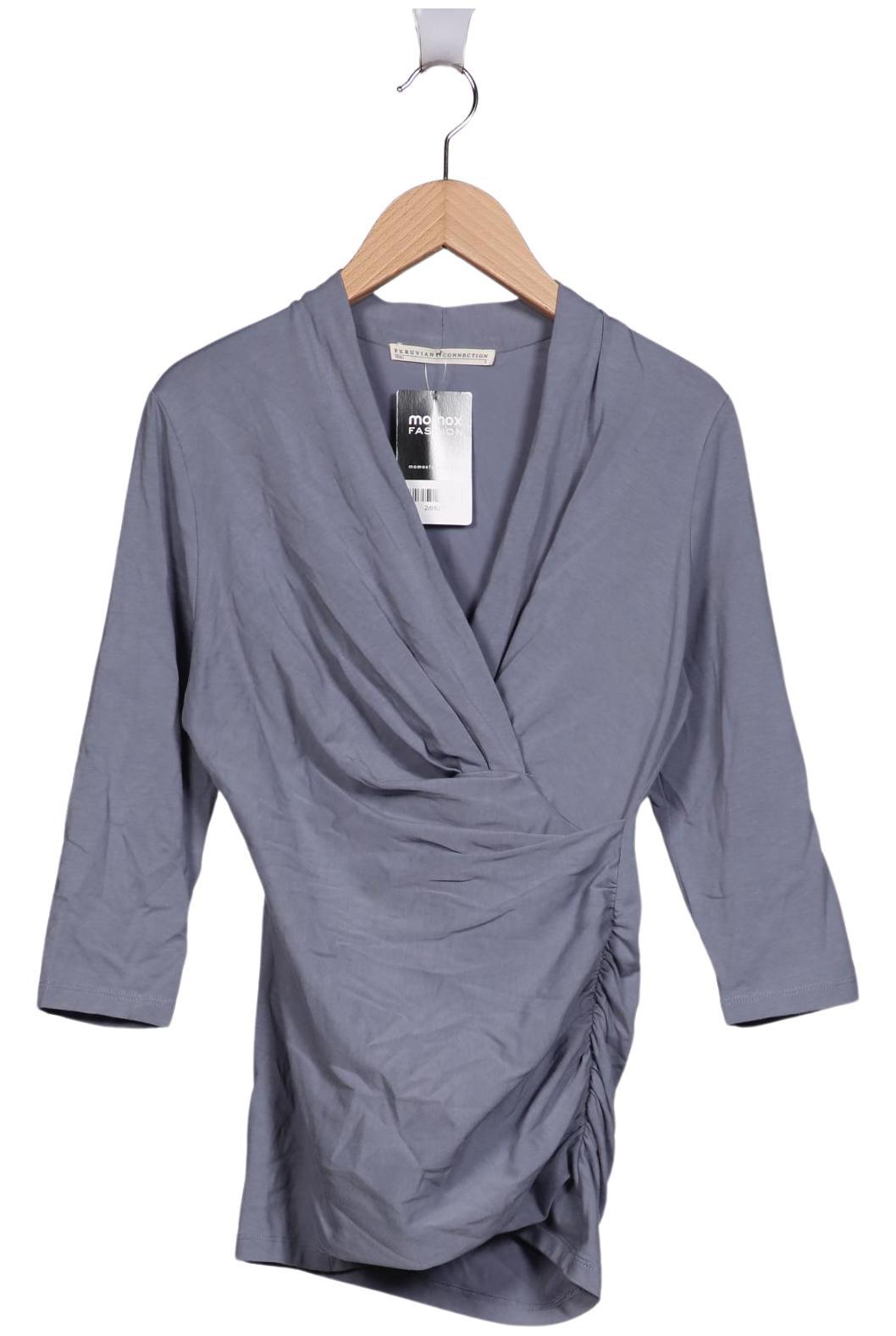 

Peruvian Connection Damen Langarmshirt, grau, Gr. 36