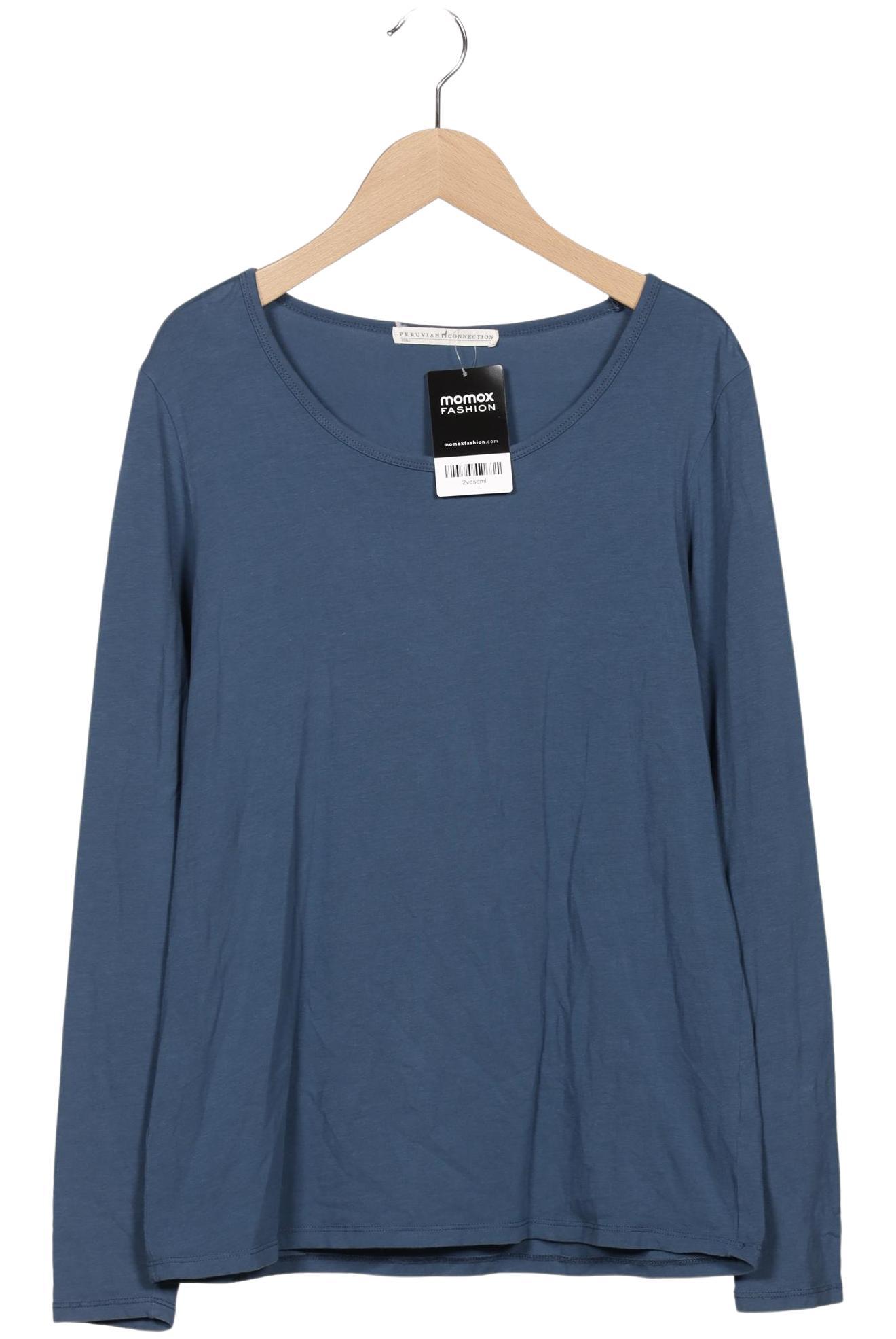 

Peruvian Connection Damen Langarmshirt, blau, Gr. 42