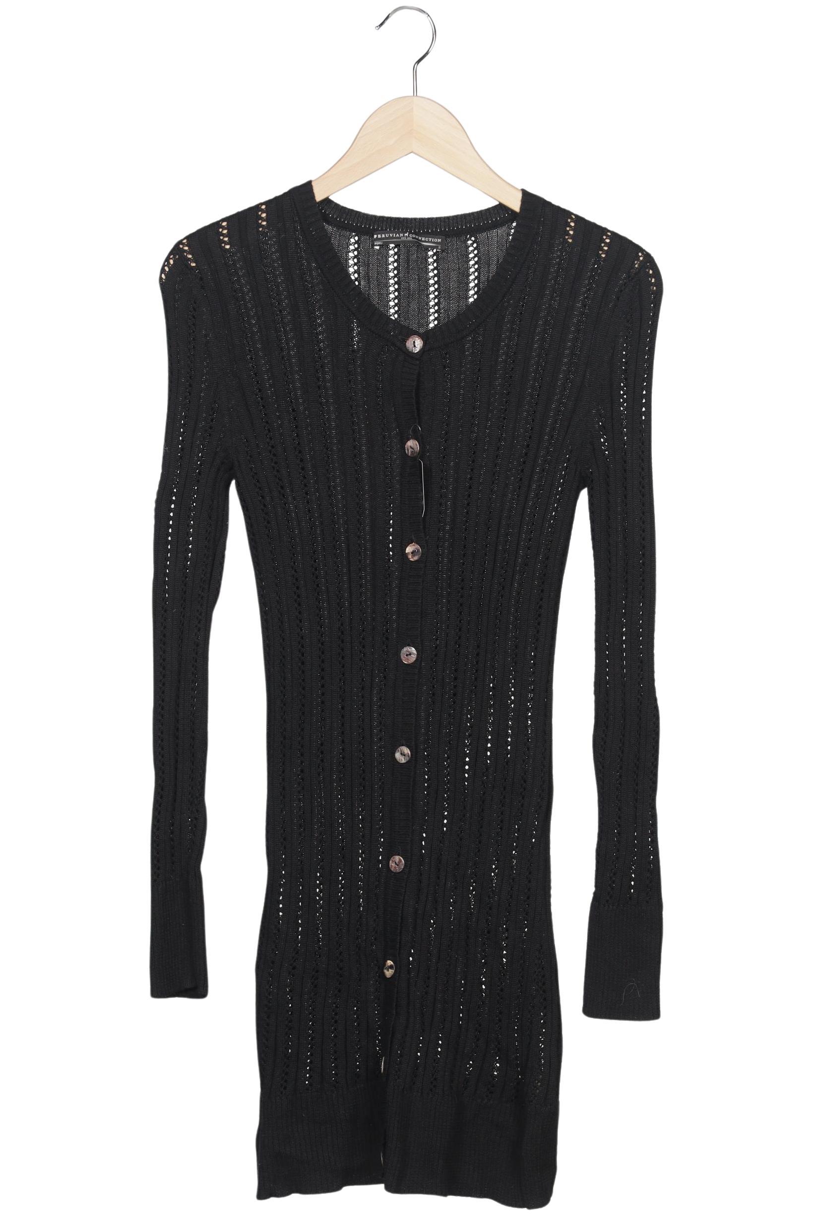 

Peruvian Connection Damen Strickjacke, schwarz, Gr. 36