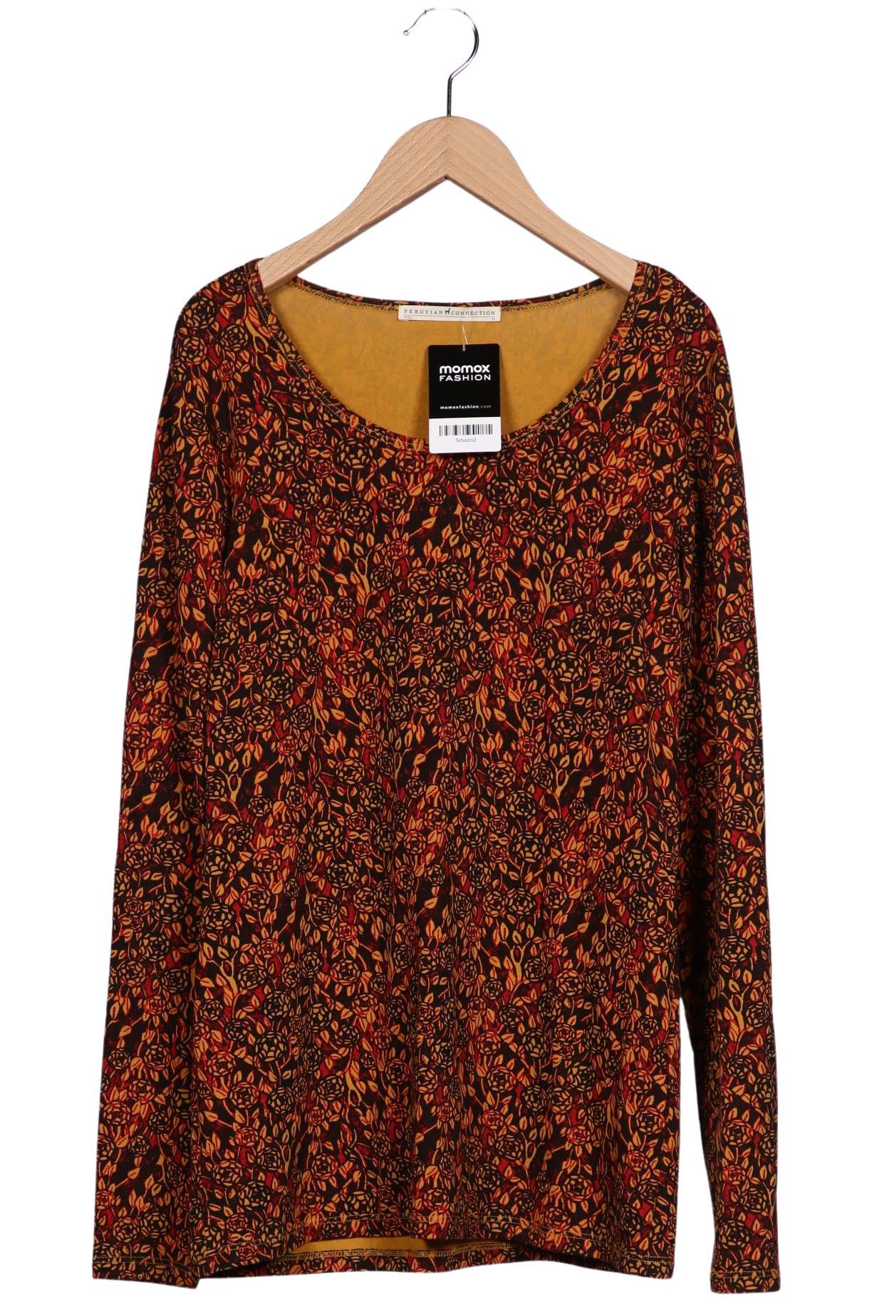 

Peruvian Connection Damen Langarmshirt, braun, Gr. 38