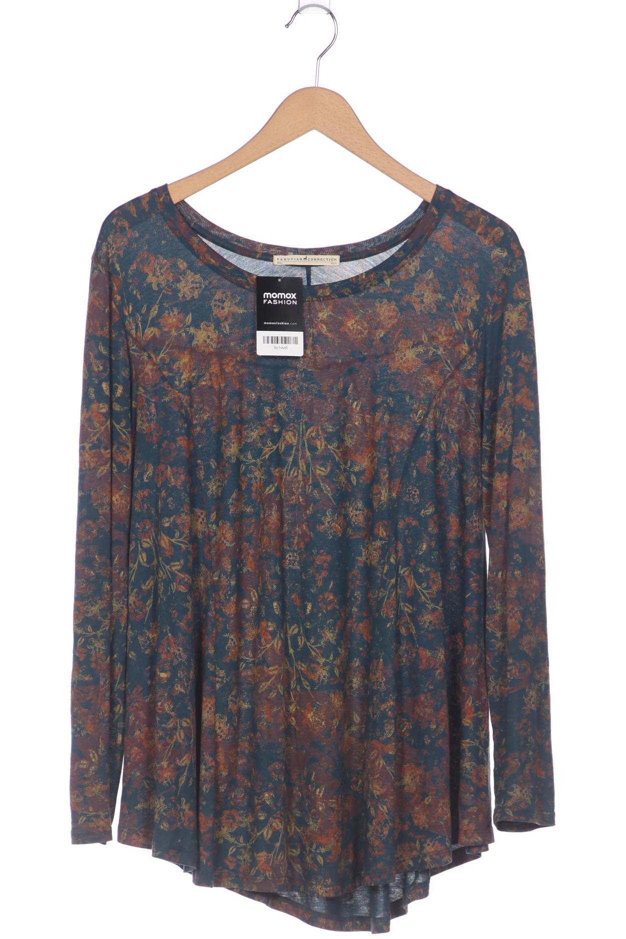 

Peruvian Connection Damen Langarmshirt, blau, Gr. 34