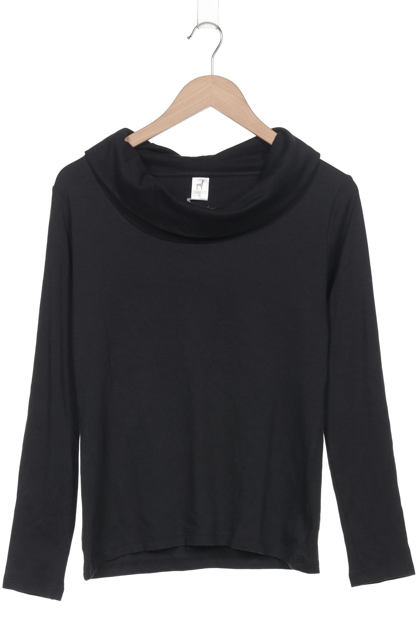 

Peruvian Connection Damen Langarmshirt, schwarz, Gr. 38