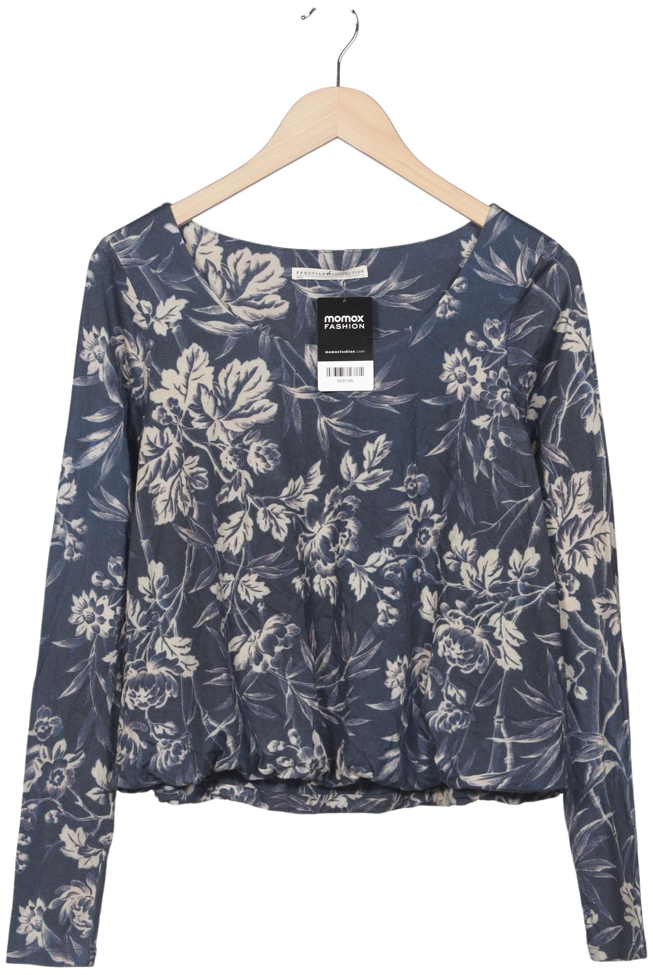 

Peruvian Connection Damen Langarmshirt, marineblau, Gr. 36