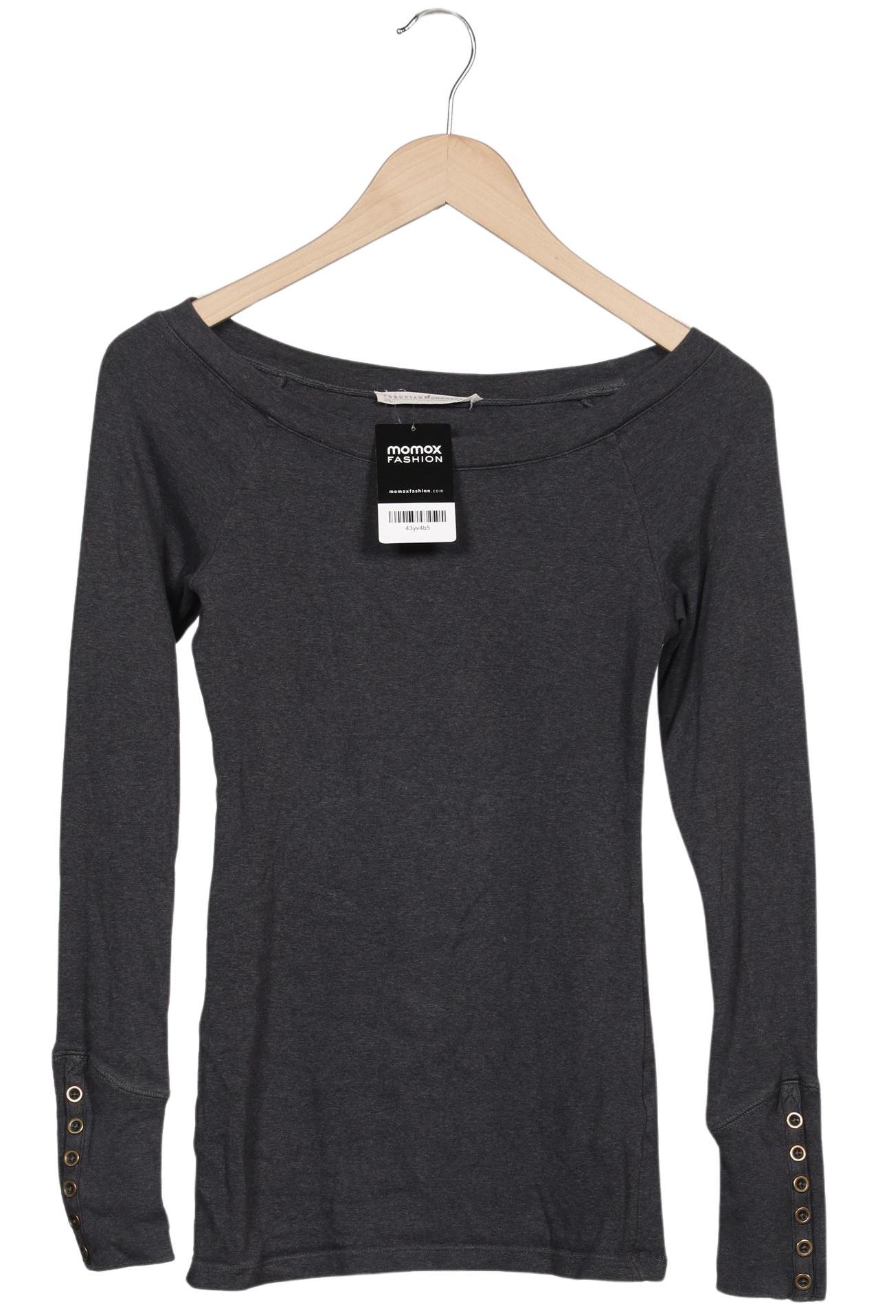 

Peruvian Connection Damen Langarmshirt, grau, Gr. 34