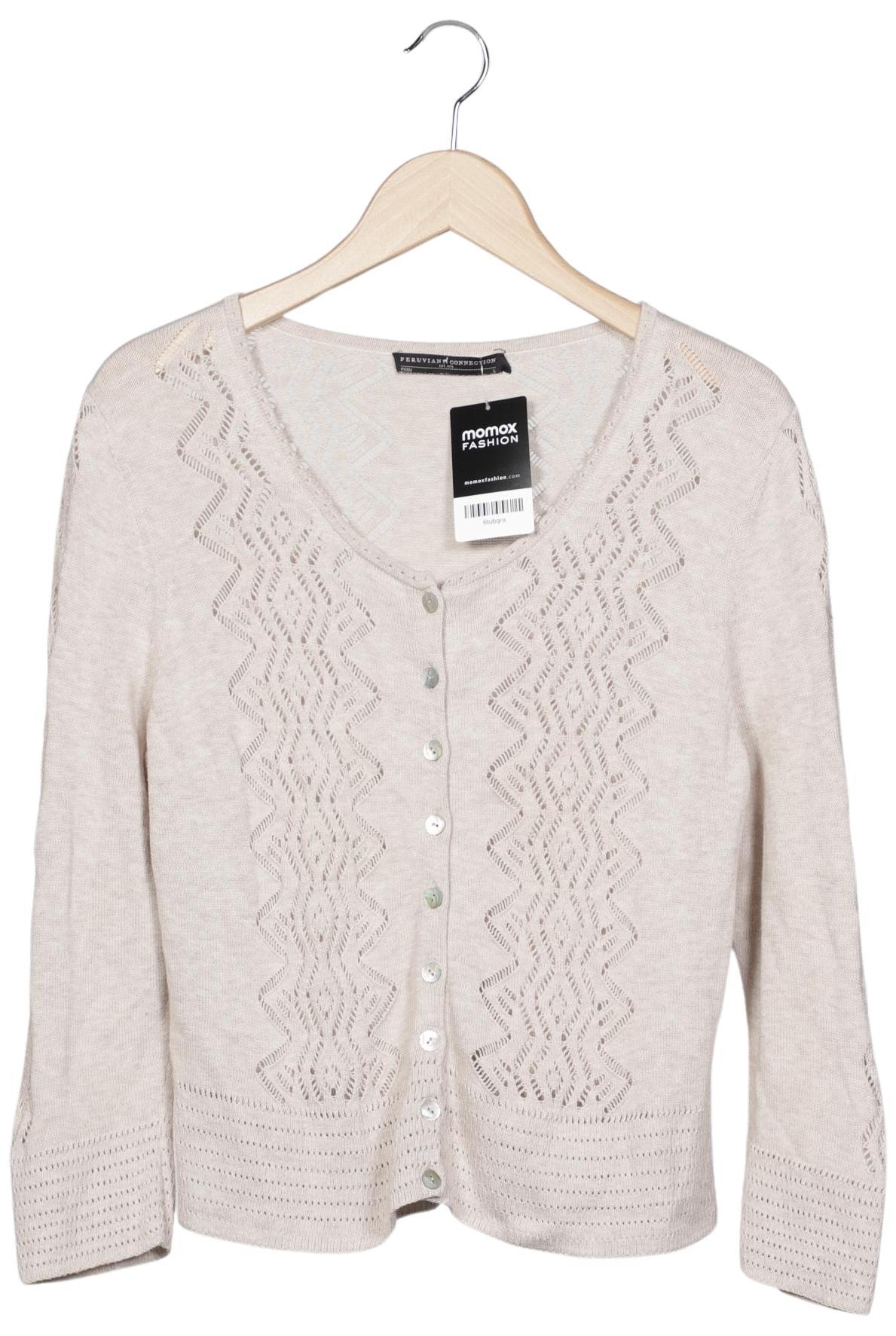 

Peruvian Connection Damen Strickjacke, beige, Gr. 42