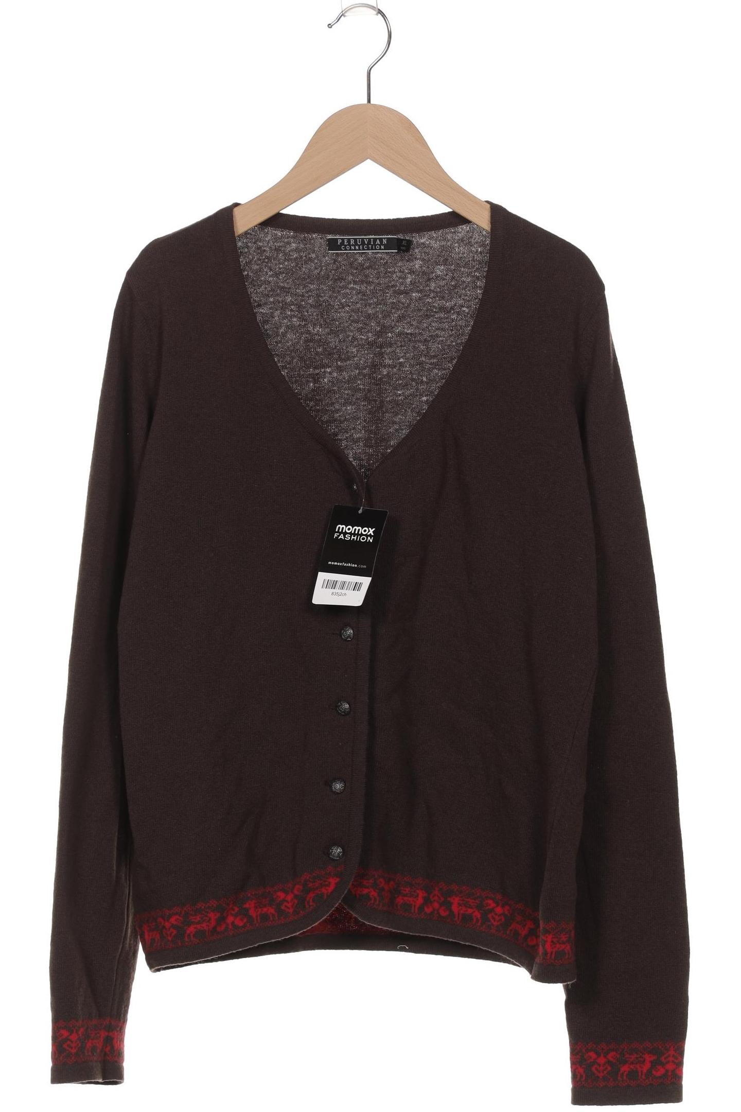 

Peruvian Connection Damen Strickjacke, bordeaux, Gr. 44