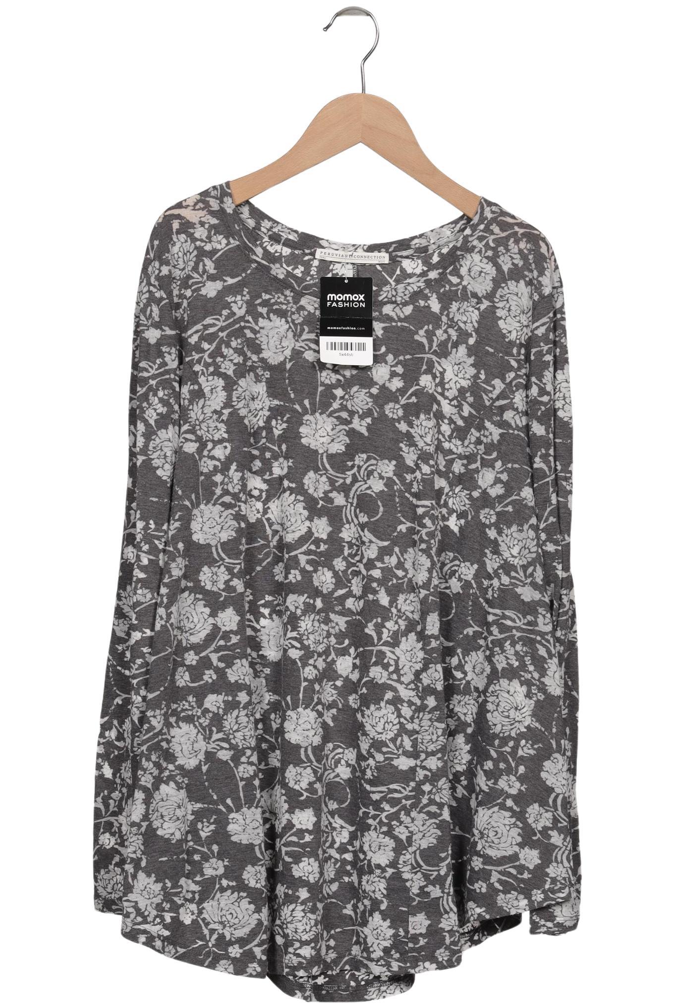 

Peruvian Connection Damen Langarmshirt, grau, Gr. 34