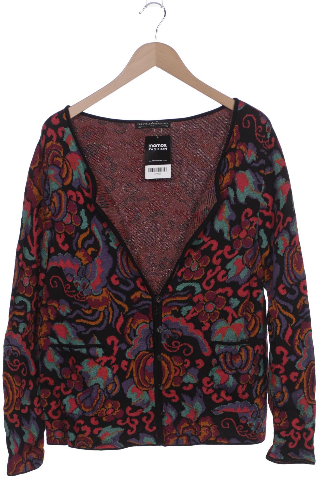 

Peruvian Connection Damen Strickjacke, schwarz, Gr. 44
