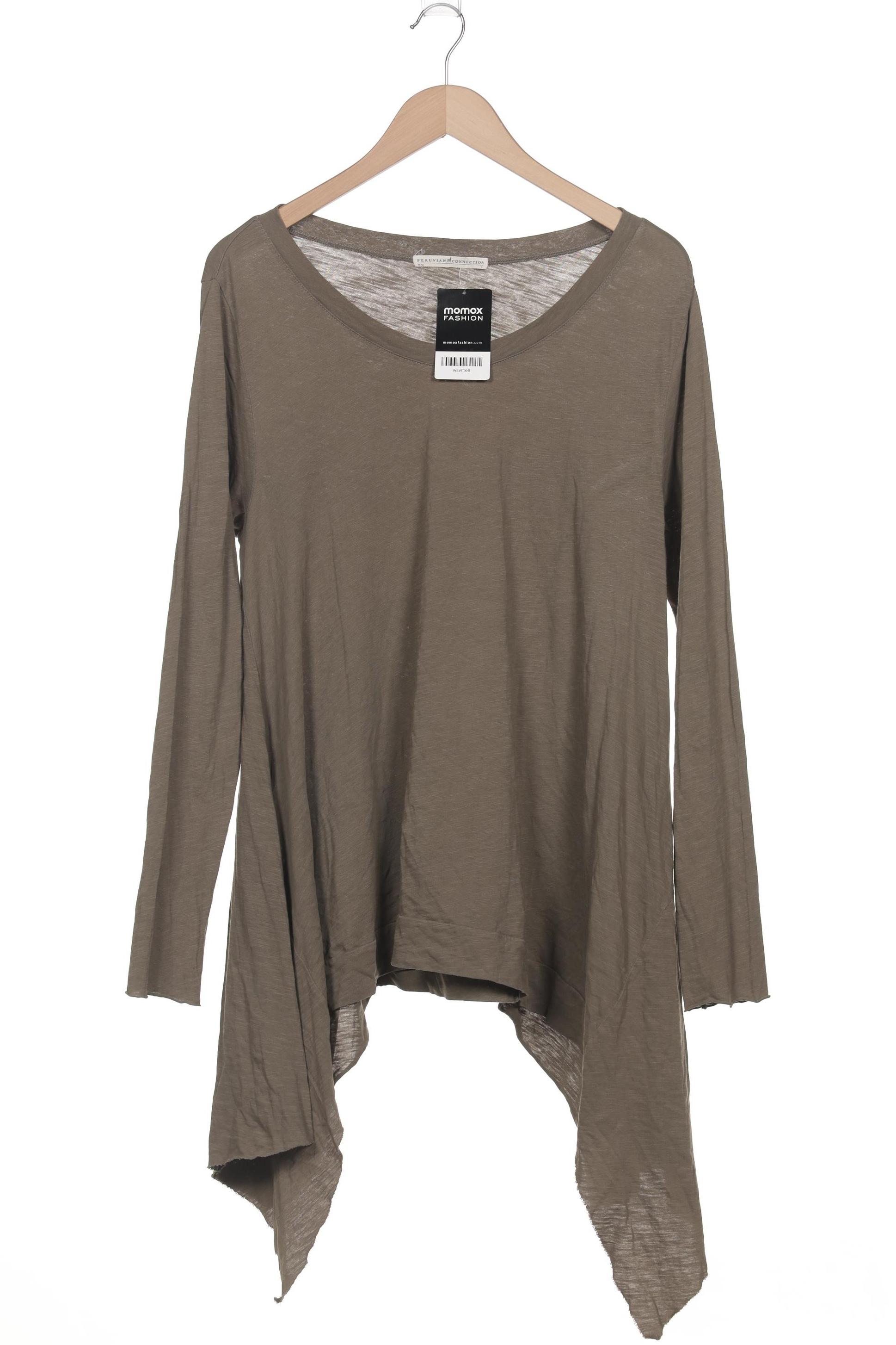 

Peruvian Connection Damen Langarmshirt, grün, Gr. 42