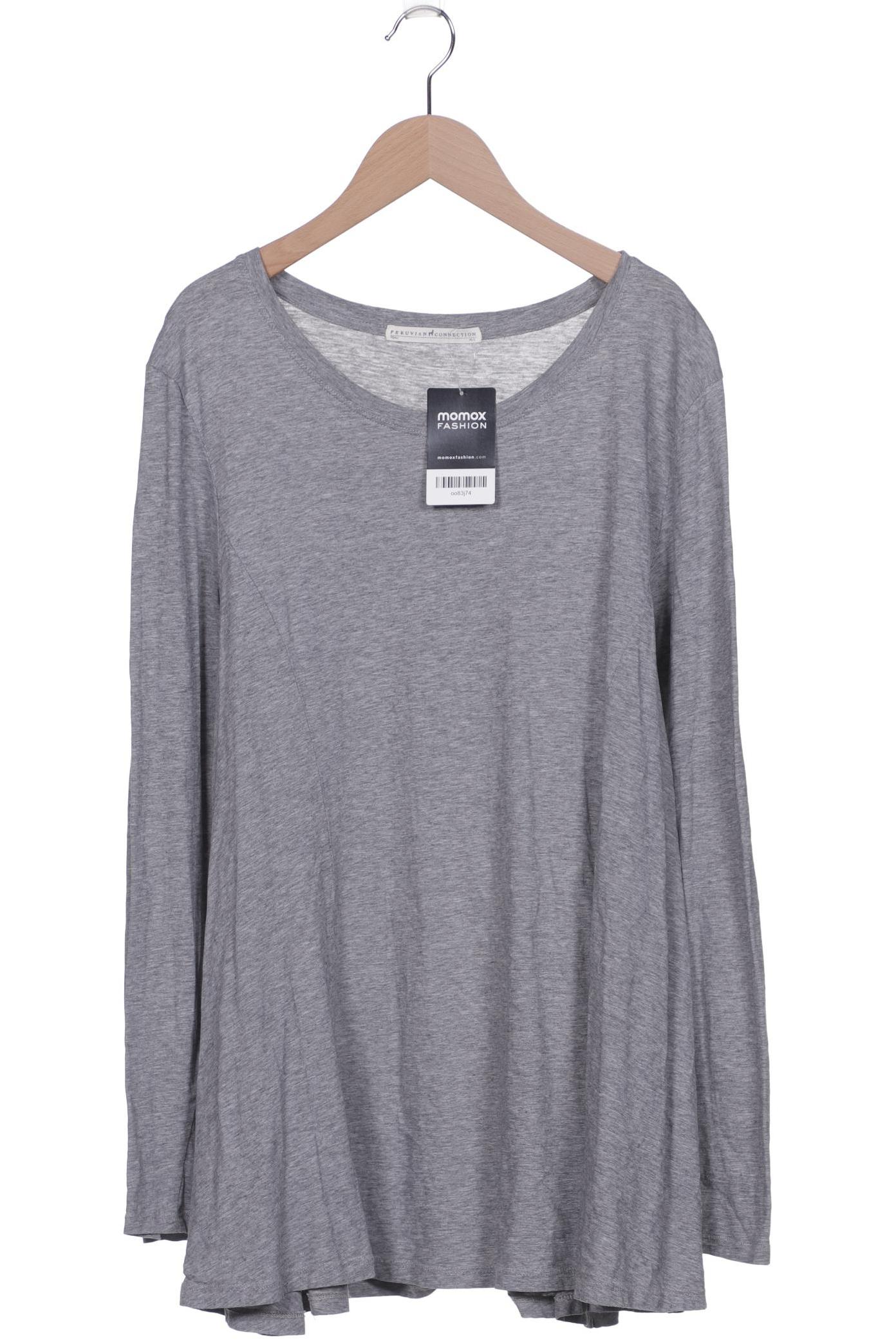 

Peruvian Connection Damen Langarmshirt, grau