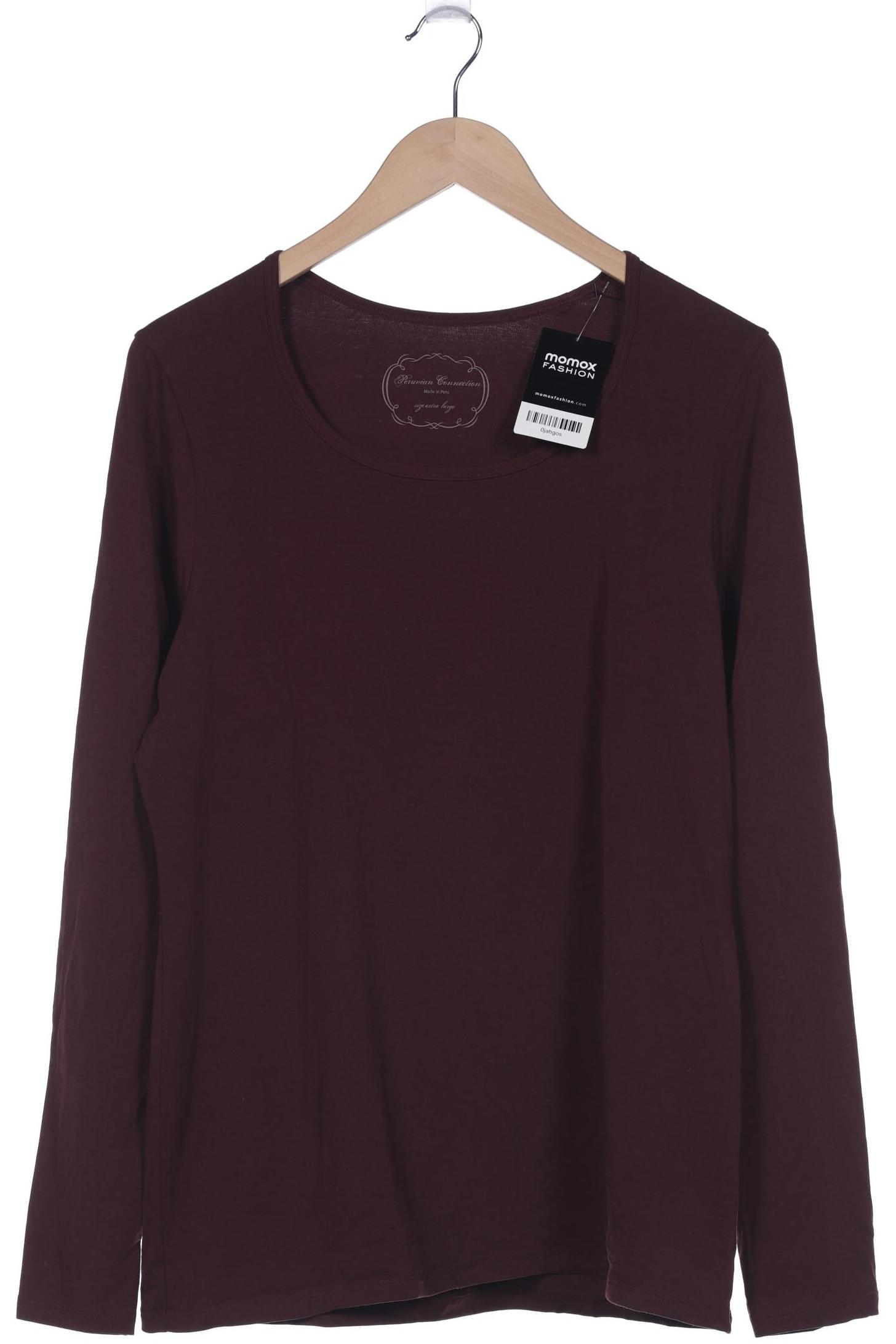 

Peruvian Connection Damen Langarmshirt, bordeaux, Gr. 44