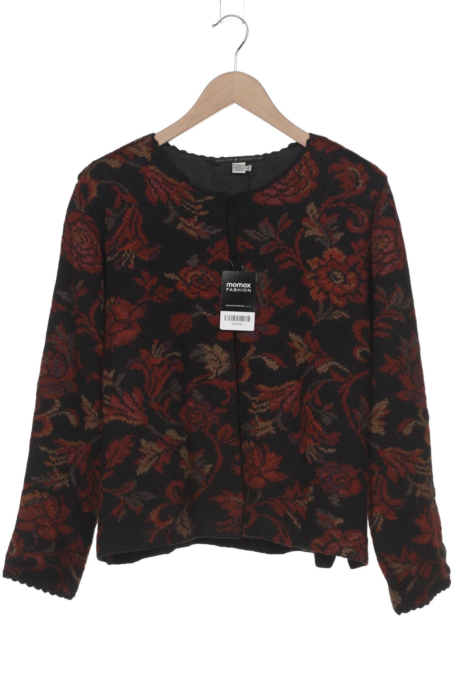 

Peruvian Connection Damen Strickjacke, schwarz, Gr. 44