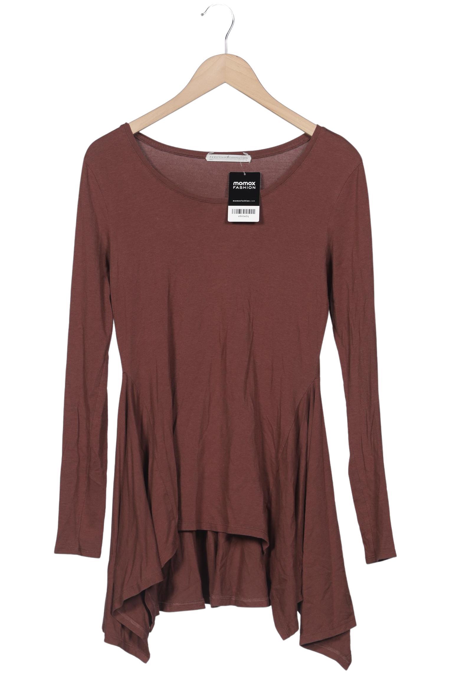 

Peruvian Connection Damen Langarmshirt, braun, Gr. 38