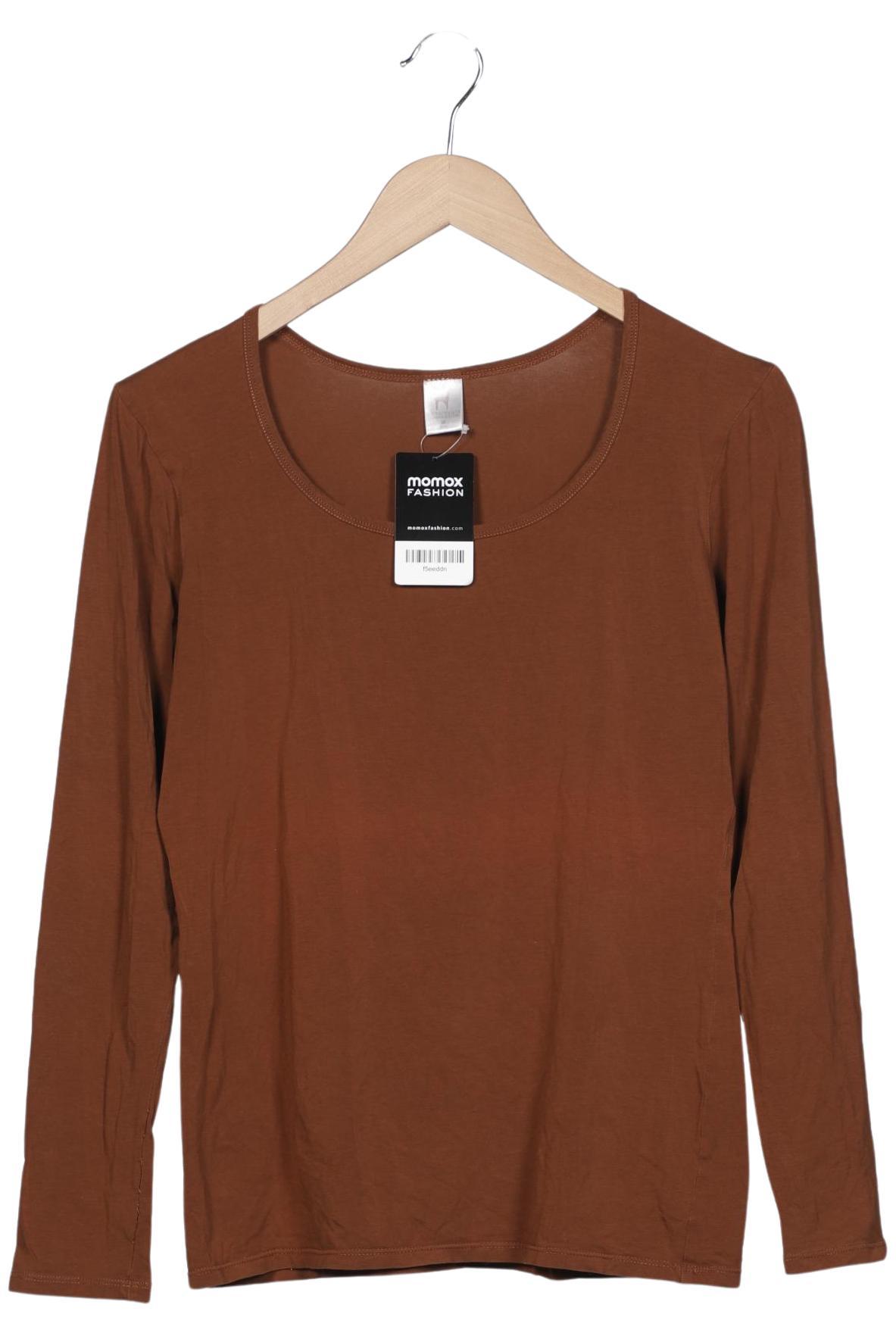 

Peruvian Connection Damen Langarmshirt, braun, Gr. 38