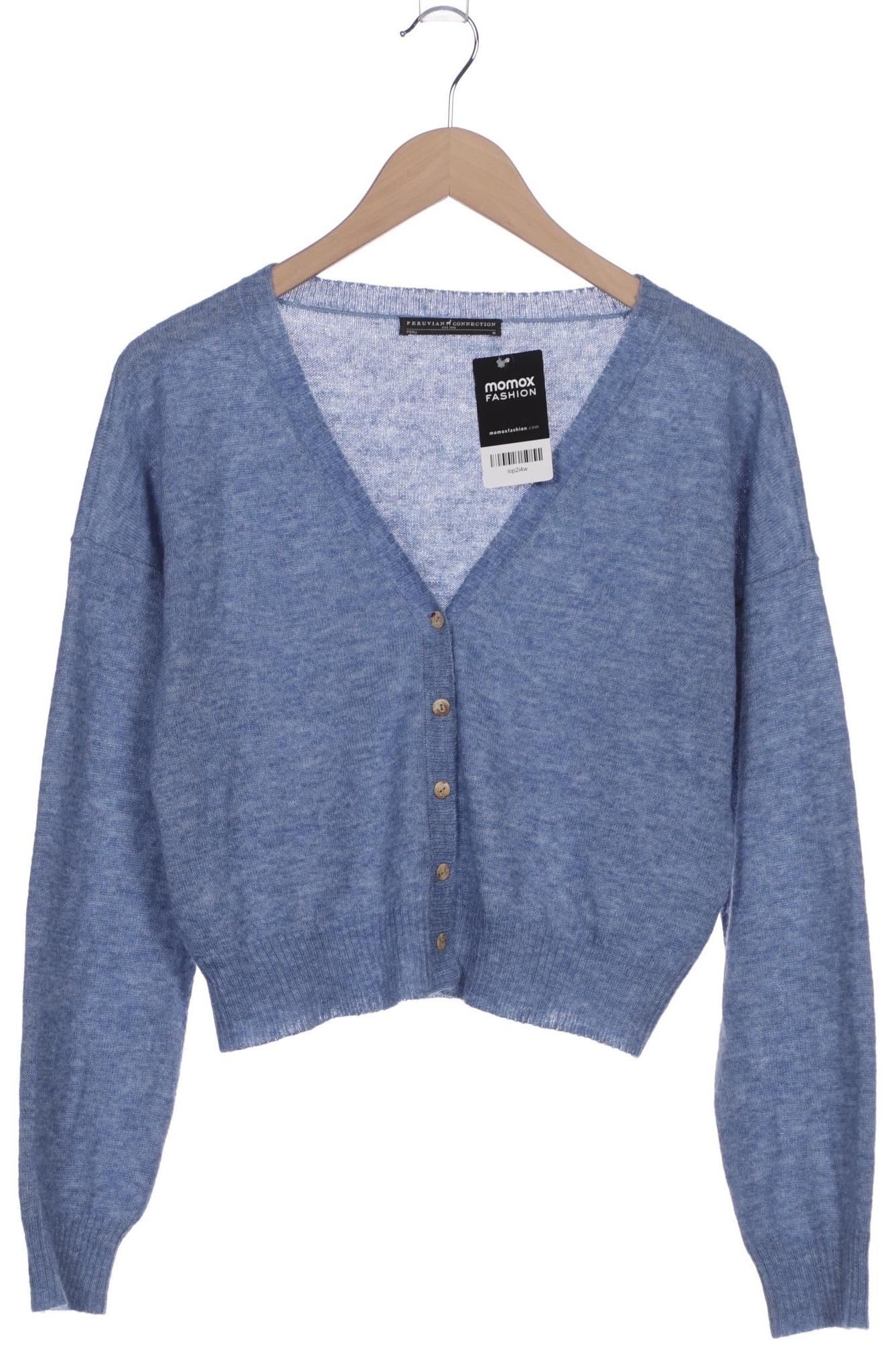 

Peruvian Connection Damen Strickjacke, blau, Gr. 38
