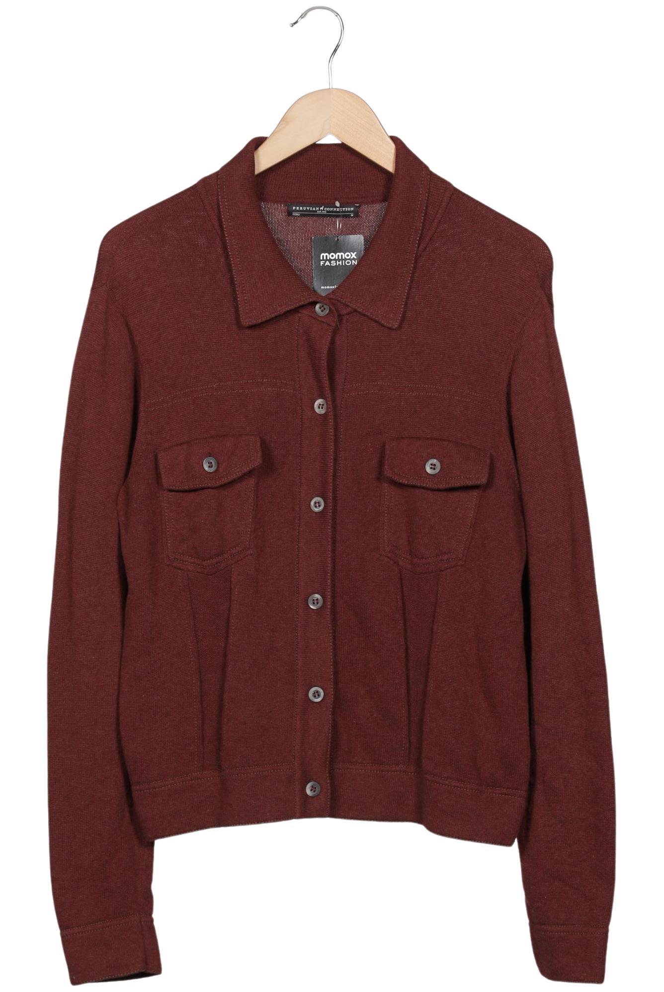 

Peruvian Connection Damen Strickjacke, bordeaux, Gr. 38