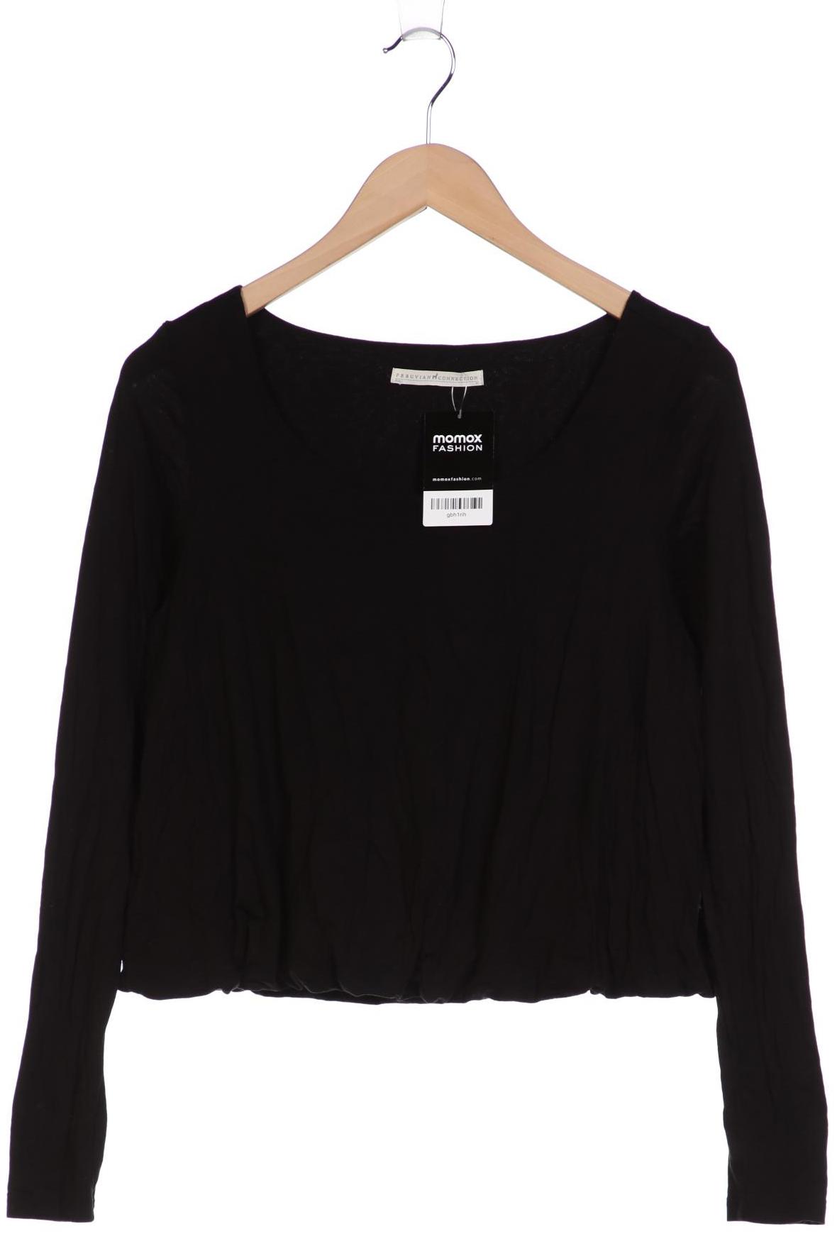 

Peruvian Connection Damen Langarmshirt, schwarz, Gr. 38