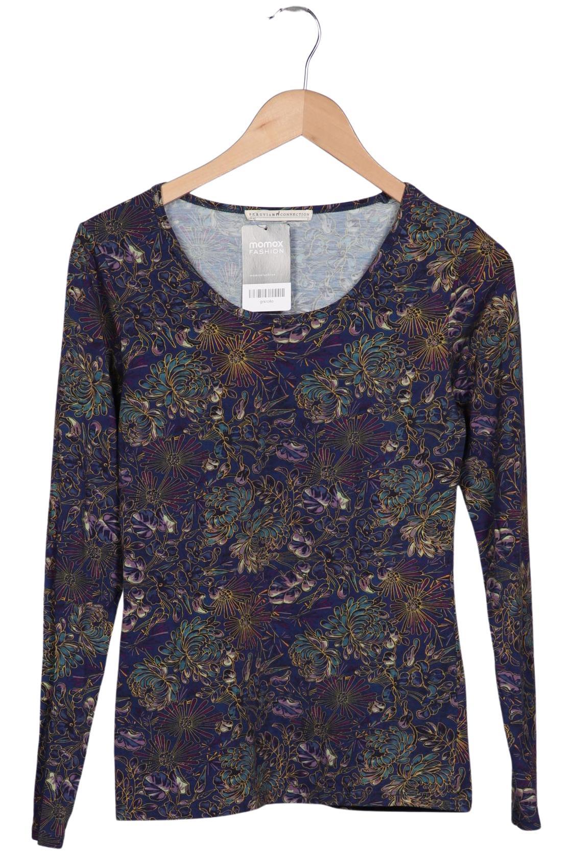 

Peruvian Connection Damen Langarmshirt, blau, Gr. 36