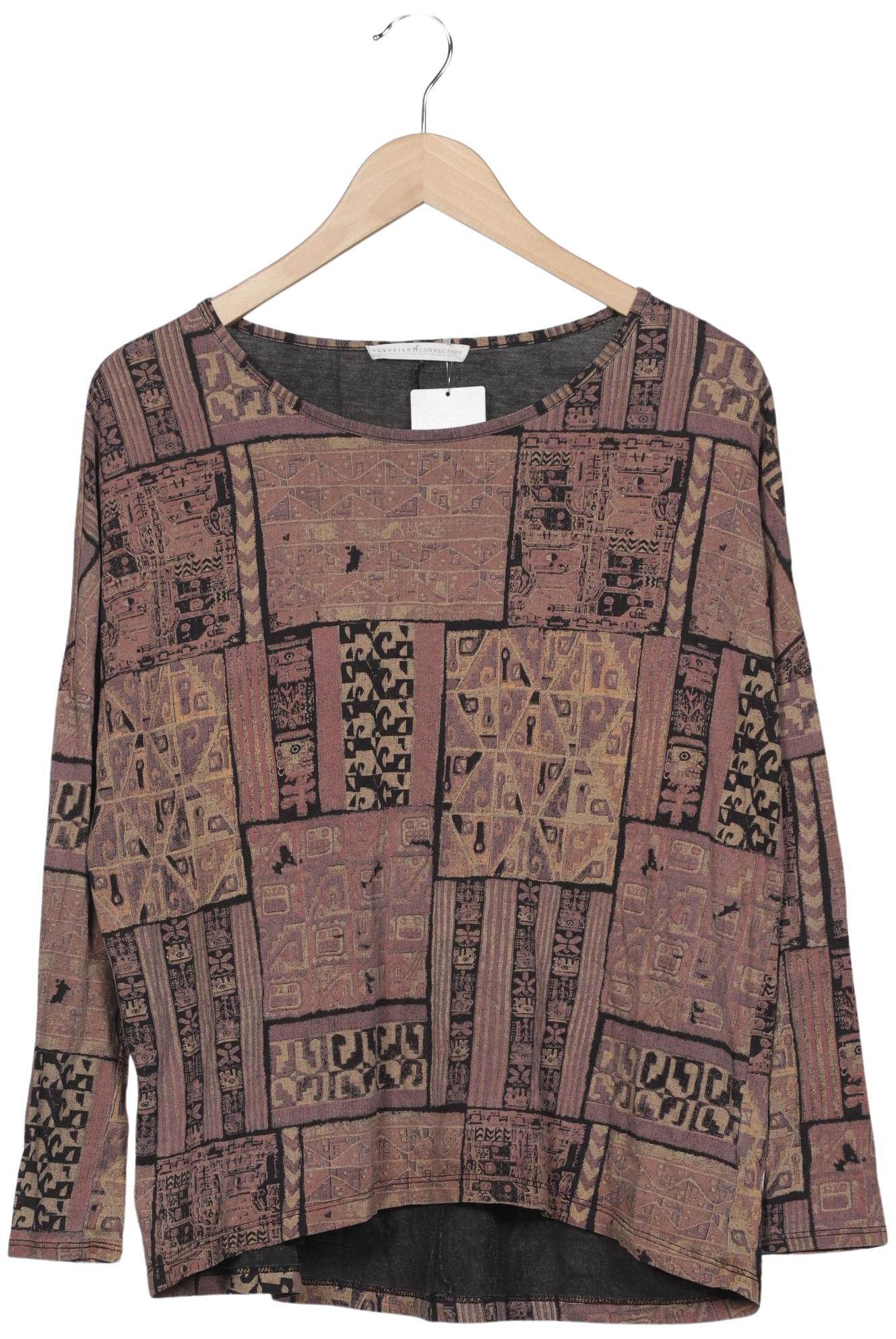 

Peruvian Connection Damen Langarmshirt, braun, Gr. 38