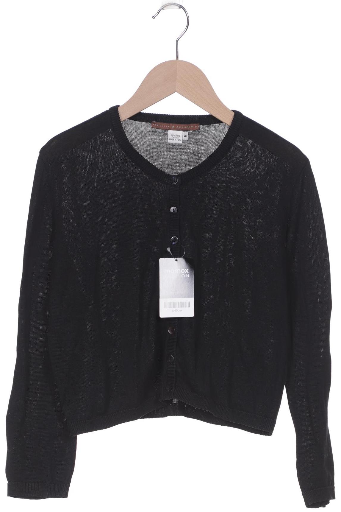 

Peruvian Connection Damen Strickjacke, schwarz, Gr. 38