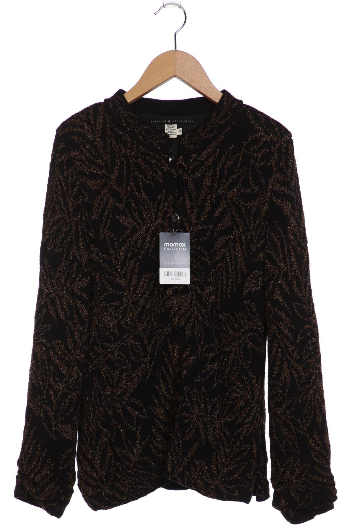 

Peruvian Connection Damen Strickjacke, schwarz, Gr. 36