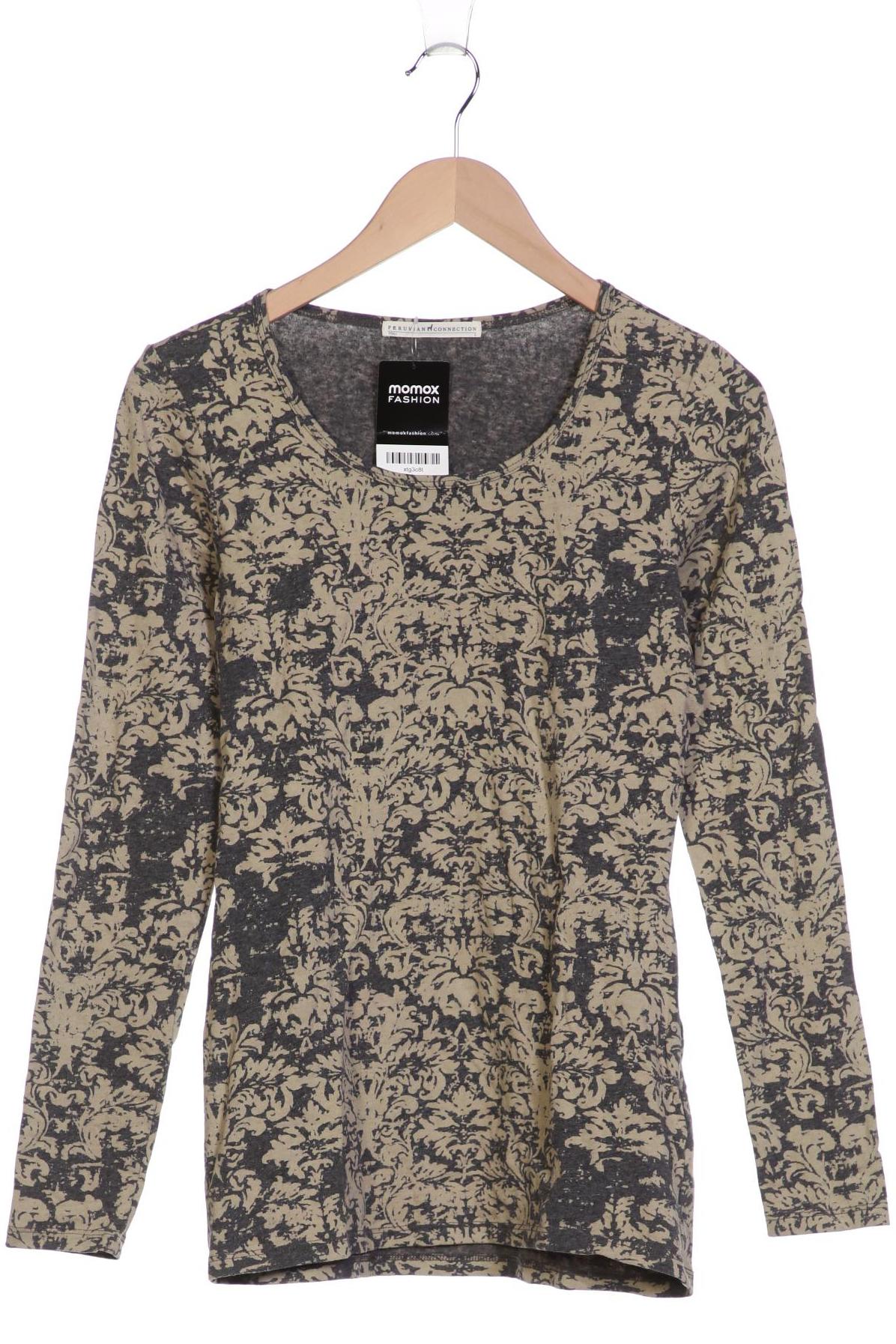 

Peruvian Connection Damen Langarmshirt, grau, Gr. 36