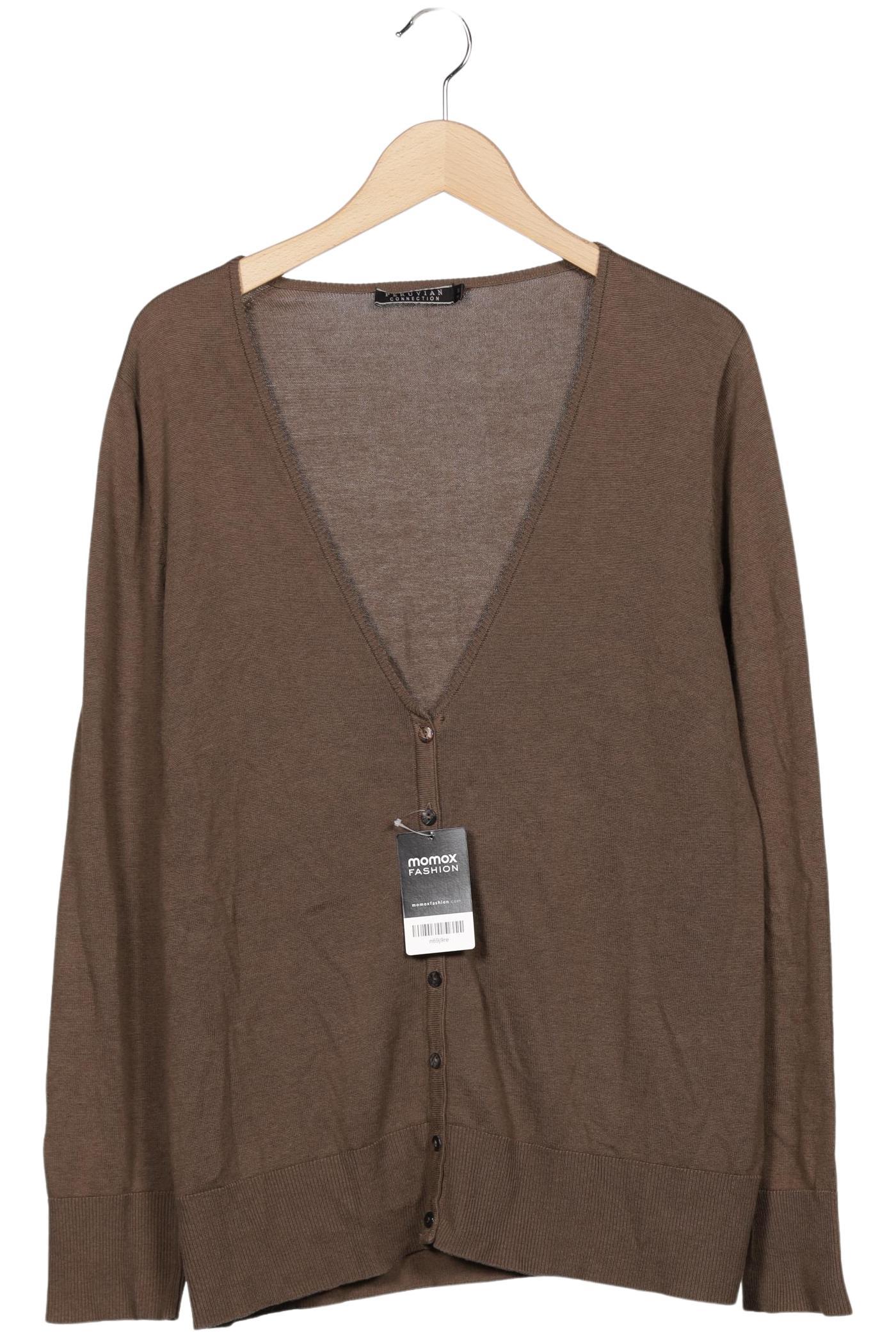 

Peruvian Connection Damen Strickjacke, braun, Gr. 44