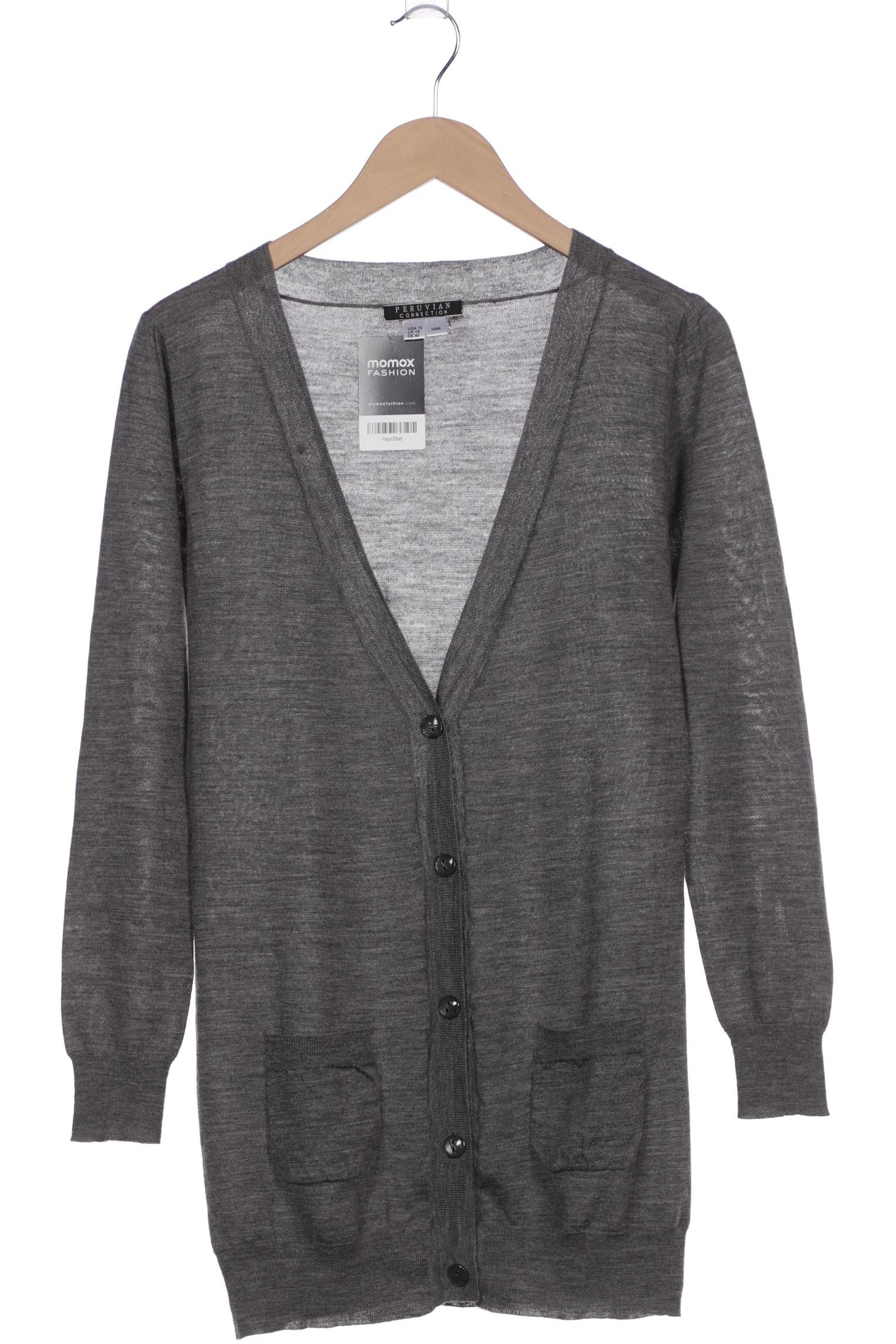 Thumbnail - Peruvian Connection Damen Strickjacke, grau, Gr. 40