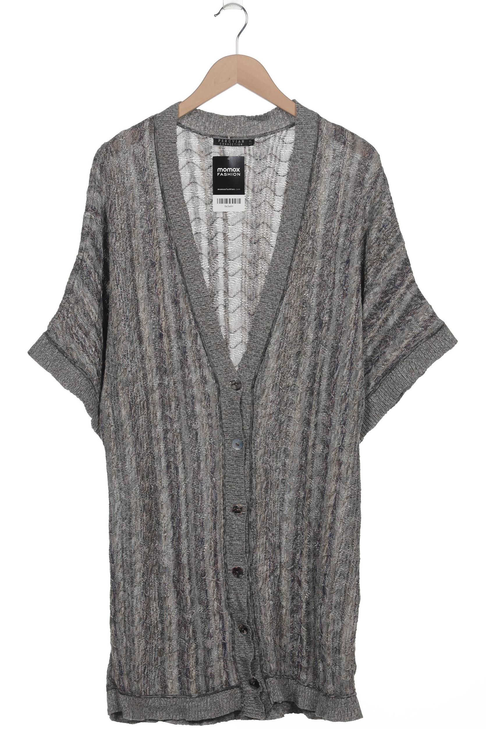 

Peruvian Connection Damen Strickjacke, grau, Gr. 44