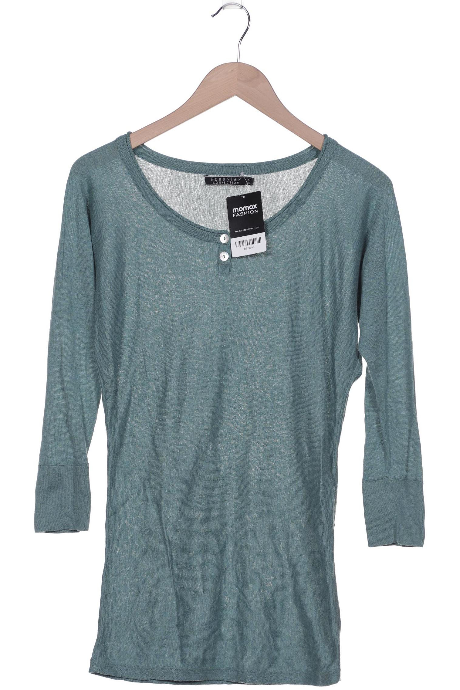 

Peruvian Connection Damen Pullover, türkis